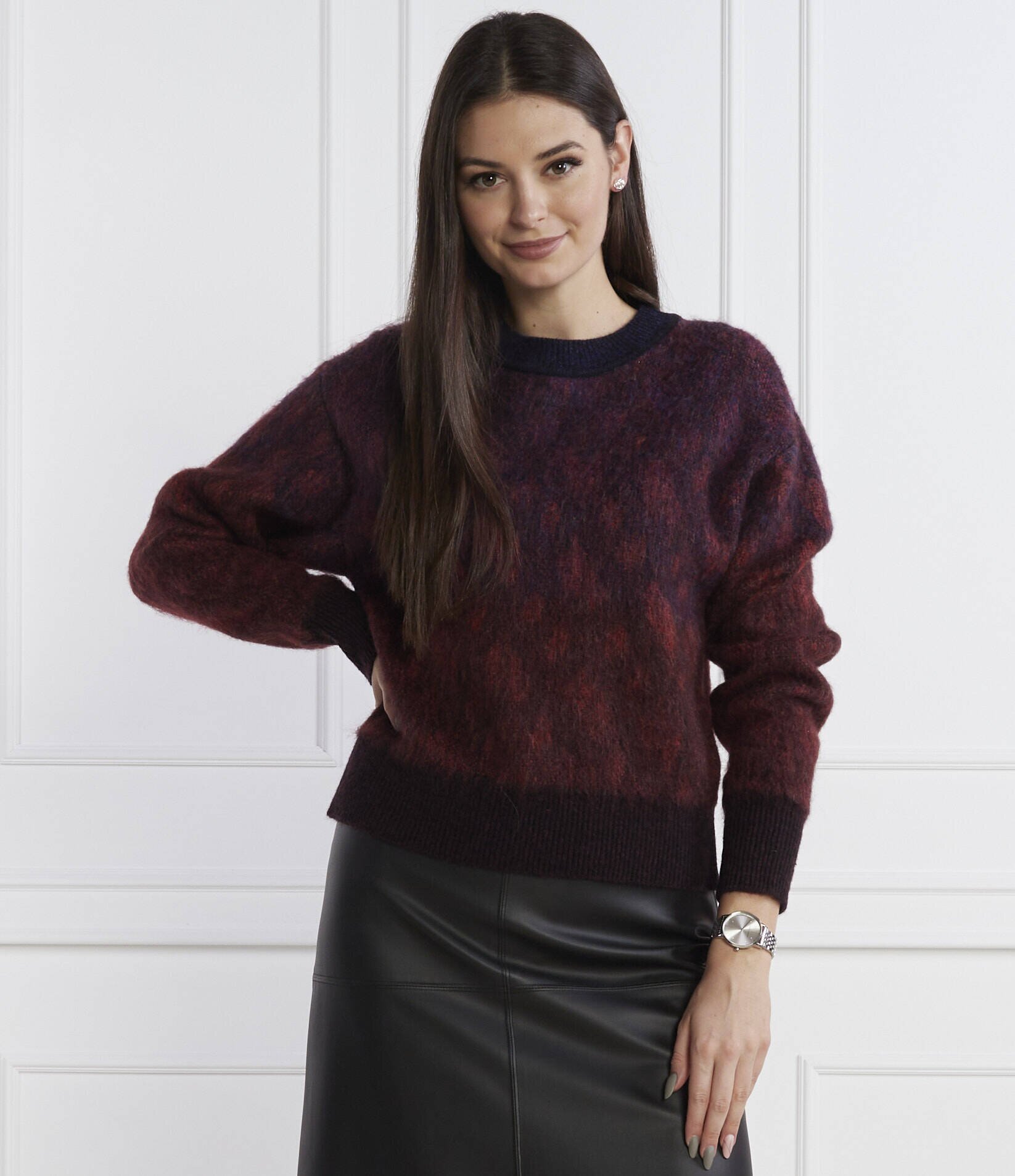BOSS Black Pulover Fortan | Regular Fit cu adaos de lână