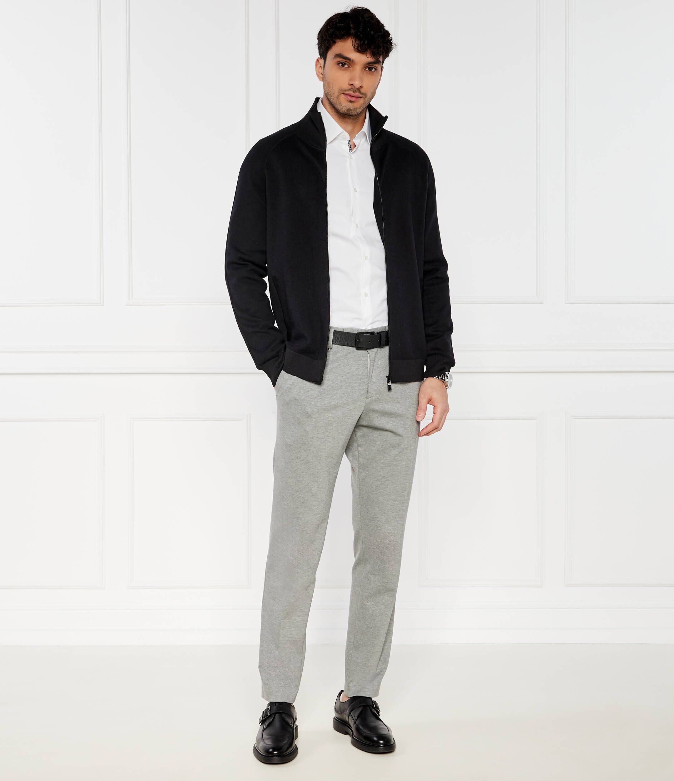 BOSS Black Pulover H-Domico | Regular Fit cu adaos de lână