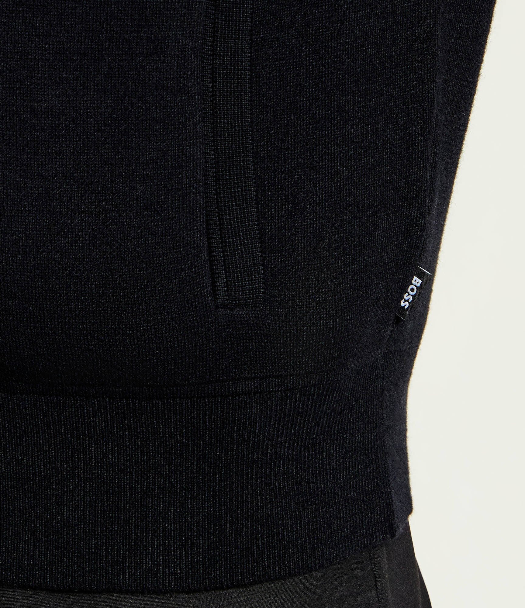 BOSS Black Pulover H-Fabiano | Slim Fit cu adaos de lână