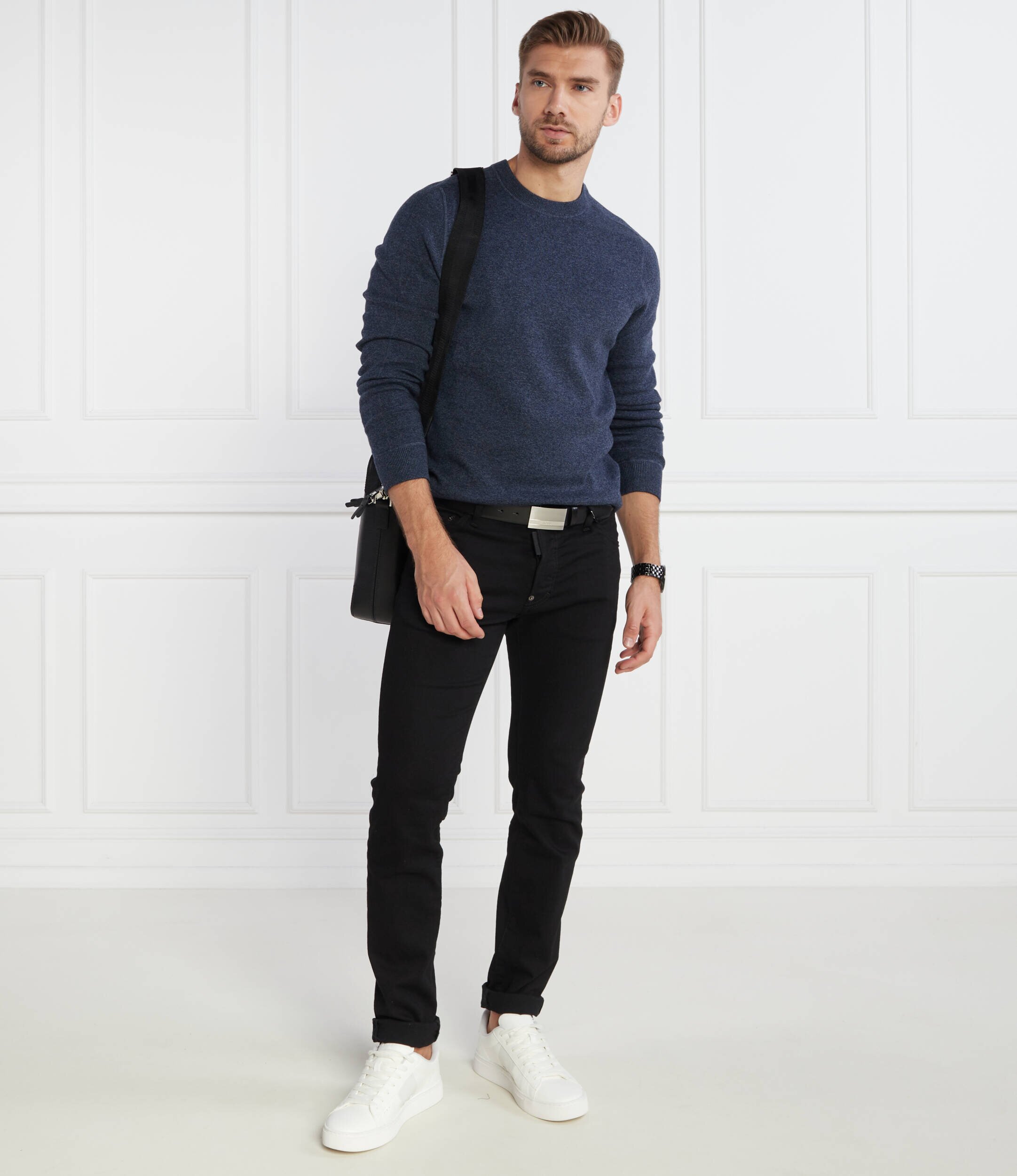 BOSS Black Pulover Onore | Regular Fit cu adaos de lână