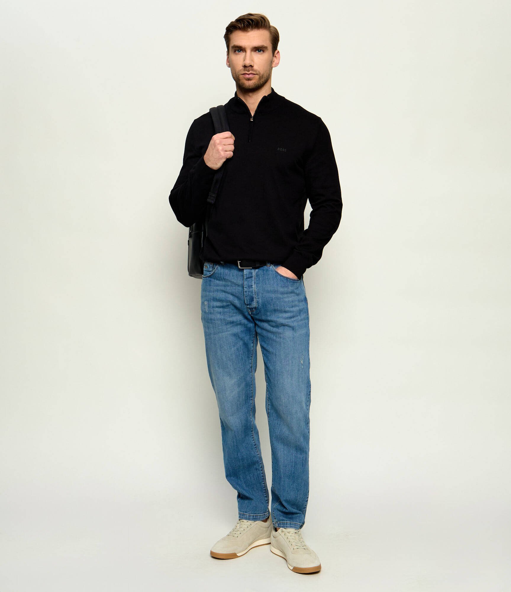 BOSS Black Pulover Padro-L | Regular Fit