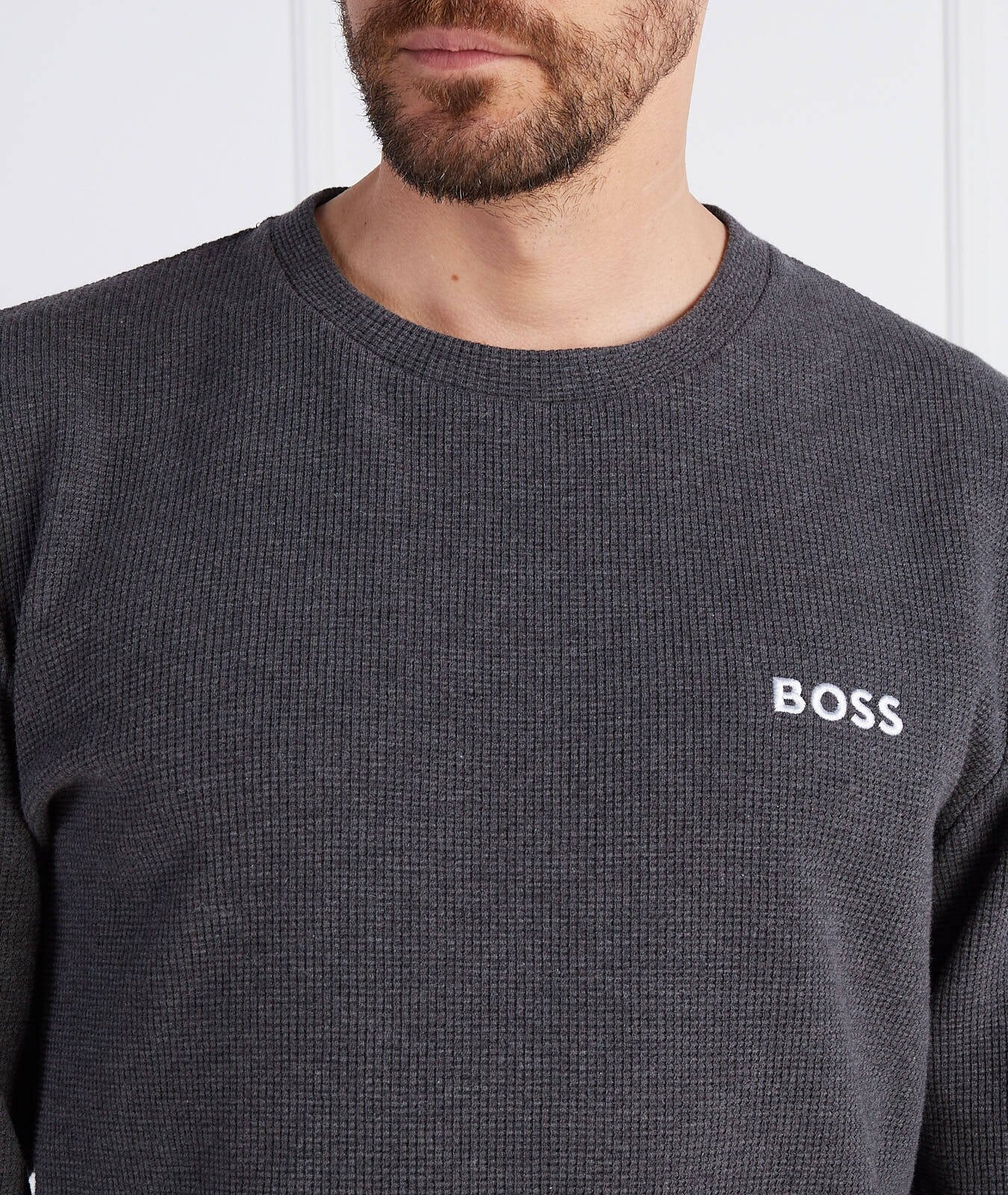 BOSS Black Pulover Structure Sweatshirt | Regular Fit