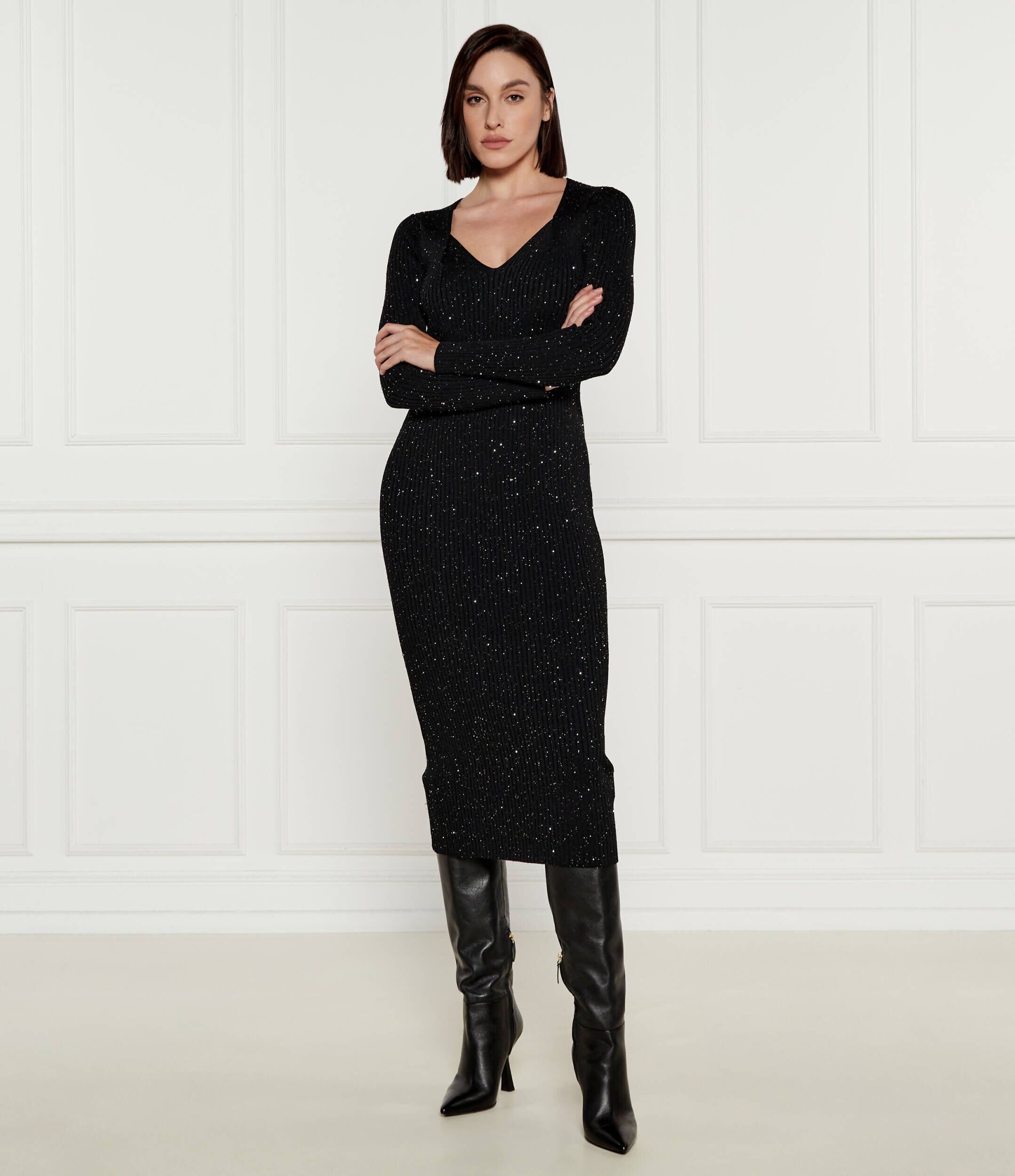 BOSS Black Rochie Ferima