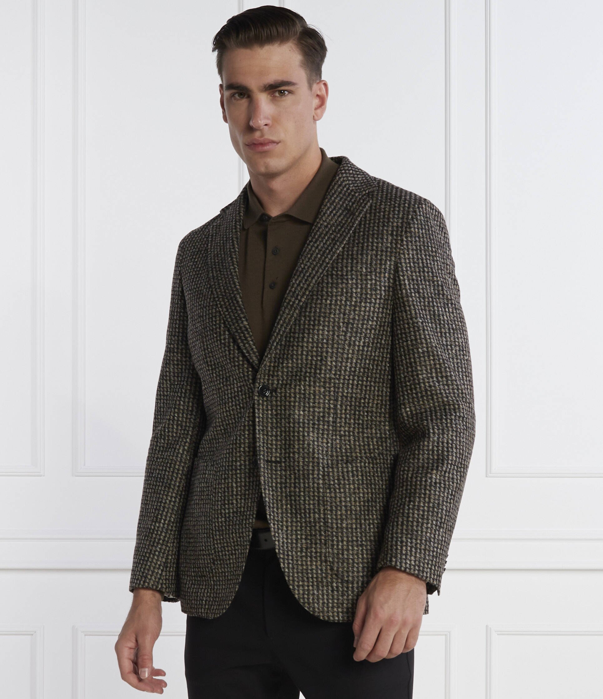 BOSS Black Sacou 2 în 1 C-Jaye-J-Bib-233 | regular fit cu adaos de lână