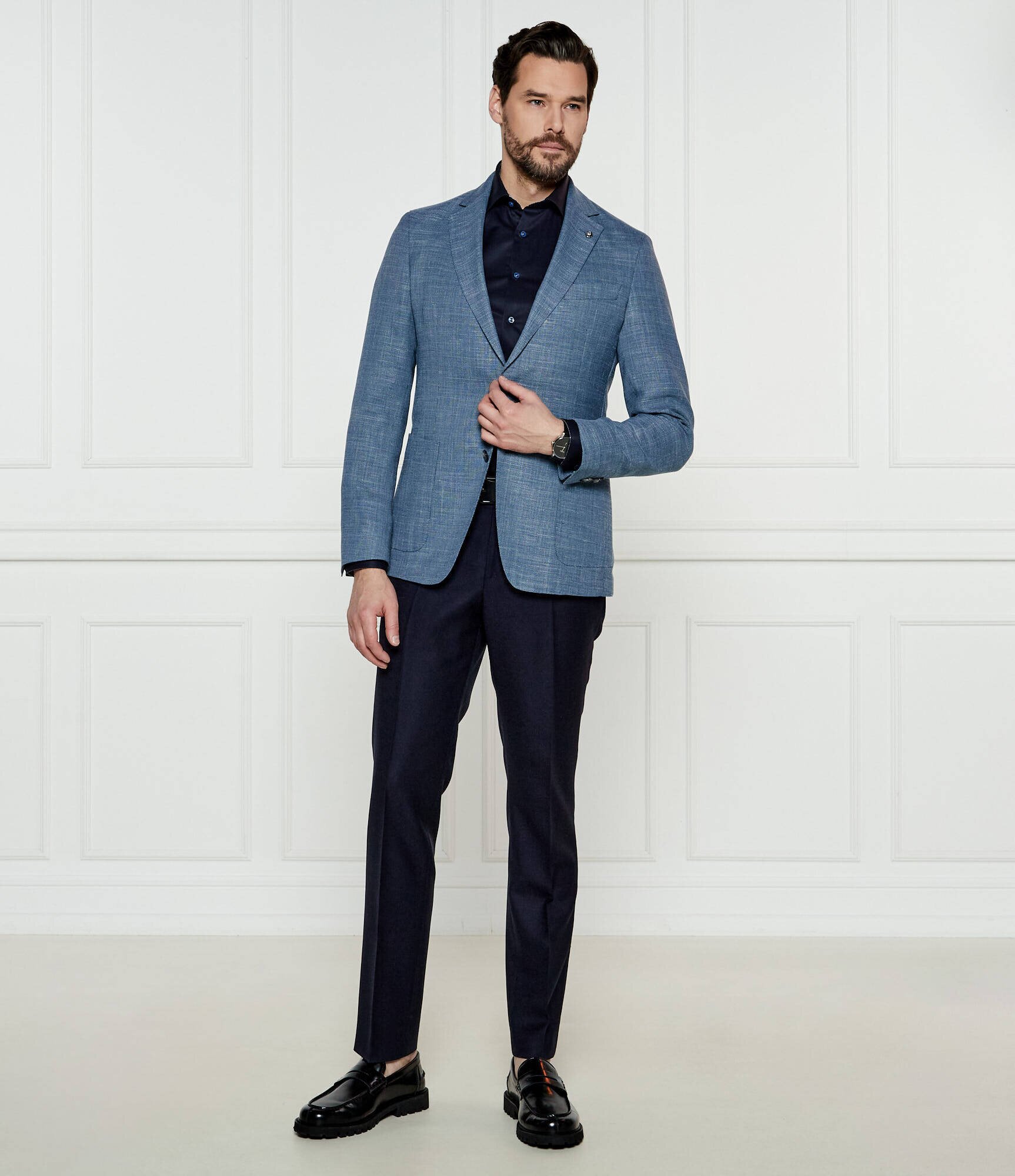 BOSS Black Sacou C-Hanry-233 | Slim Fit cu adaos de lână