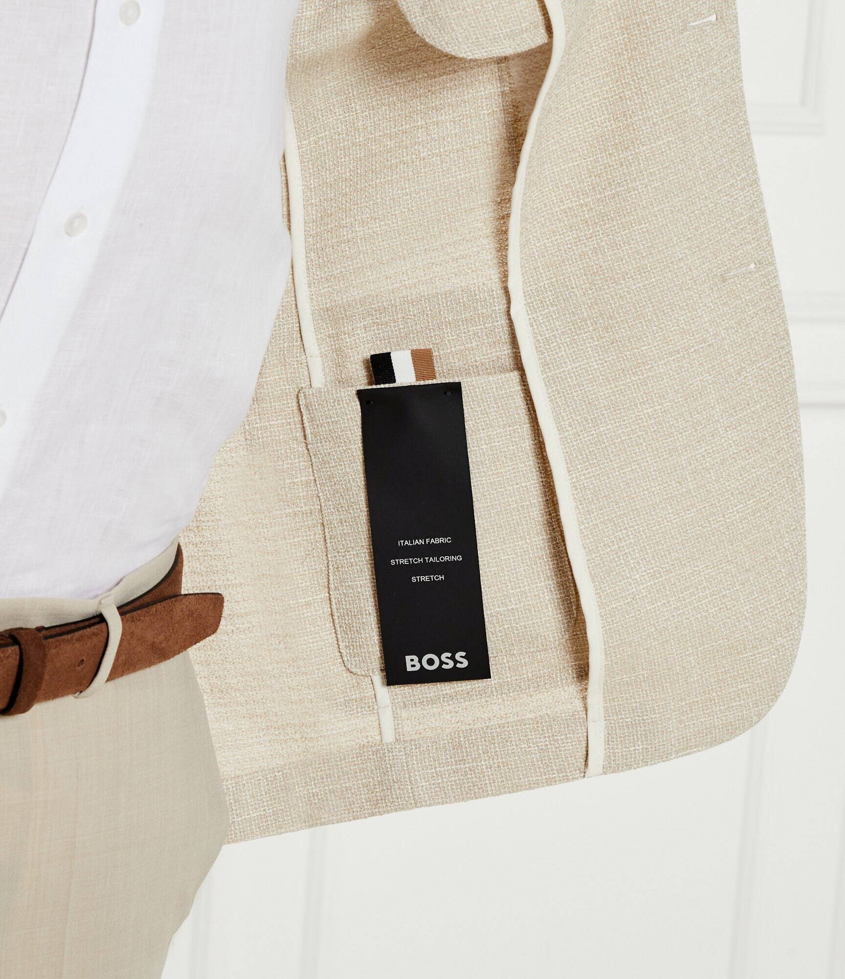BOSS Black Sacou C-Hanry-252 | Slim Fit cu adaos de lână