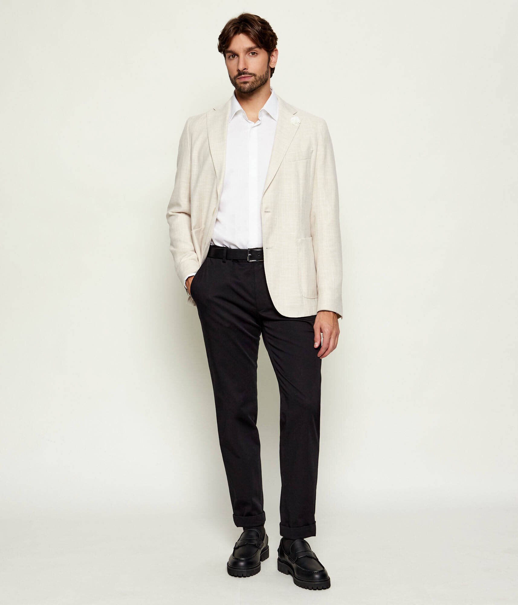 BOSS Black Sacou C-Hanry-252 | Slim Fit cu adaos de lână