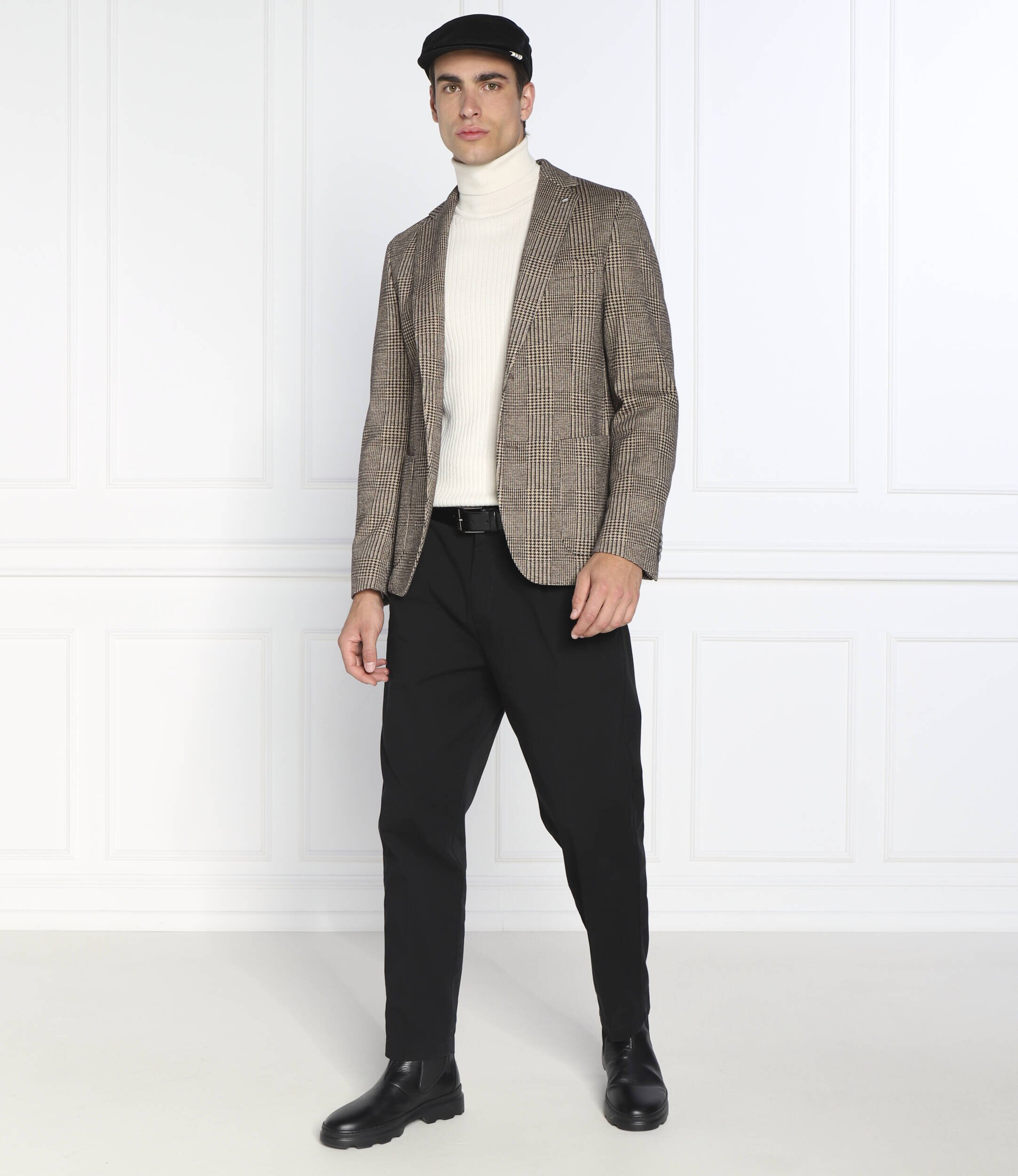 BOSS Black Sacou C-Hanry-J-224 | Slim Fit cu adaos de lână