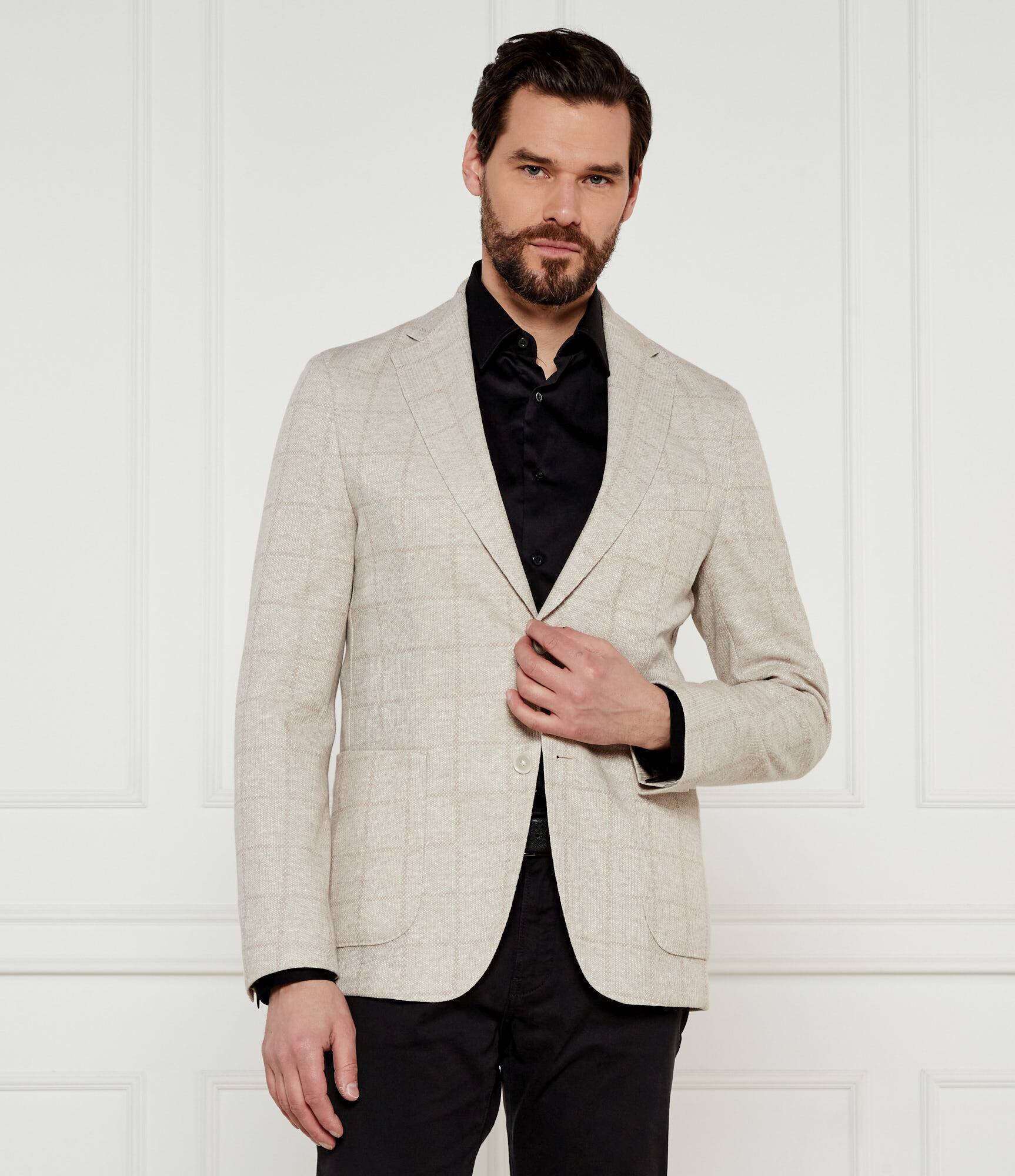 BOSS Black Sacou C-Hanry-J-252 | Slim Fit | cu adaos de in