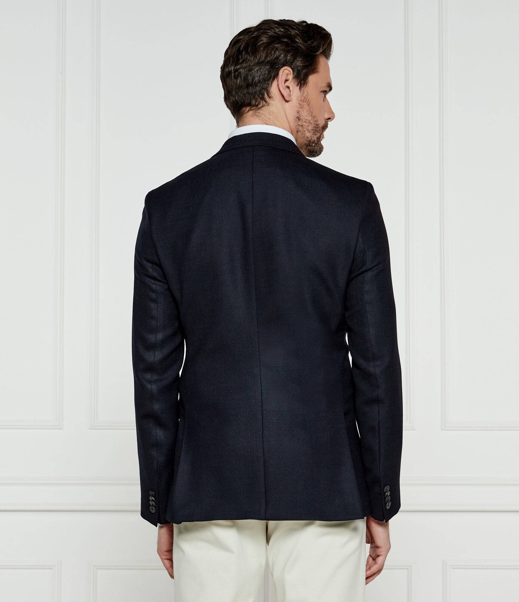 BOSS Black Sacou H-Houston-DB-243 | Slim Fit cu adaos de lână