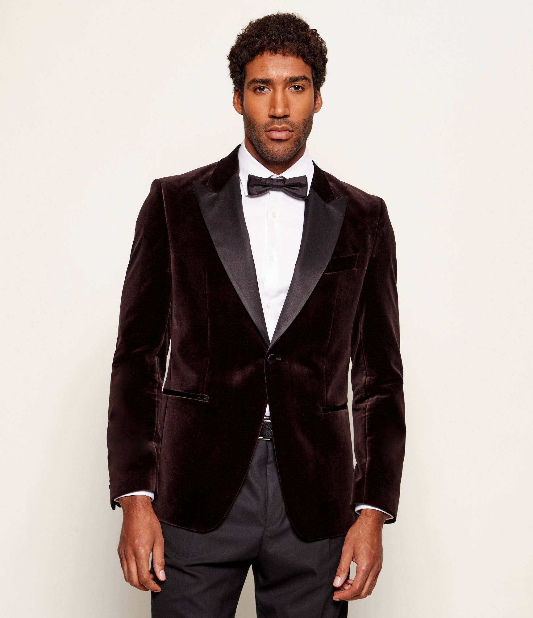 BOSS Black Sacou H-Hutson-Tux-254 | Slim Fit cu adaos de mătase