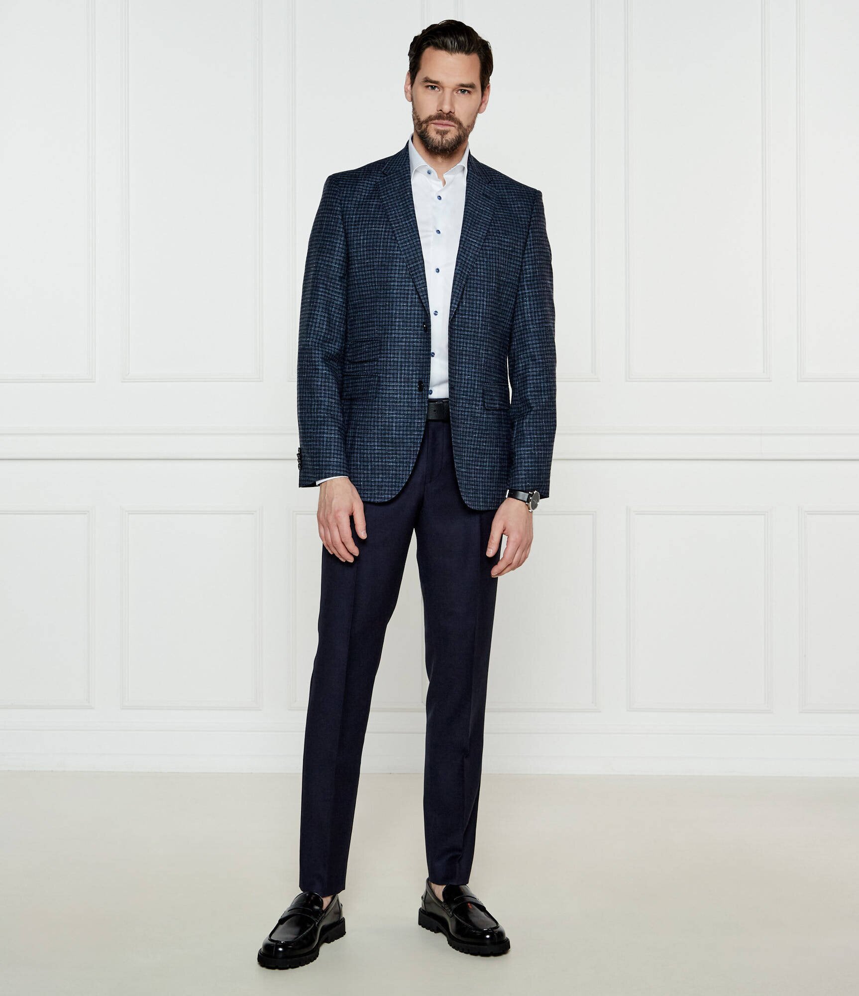 BOSS Black Sacou H-Janson-TP-251 | Regular Fit cu adaos de lână
