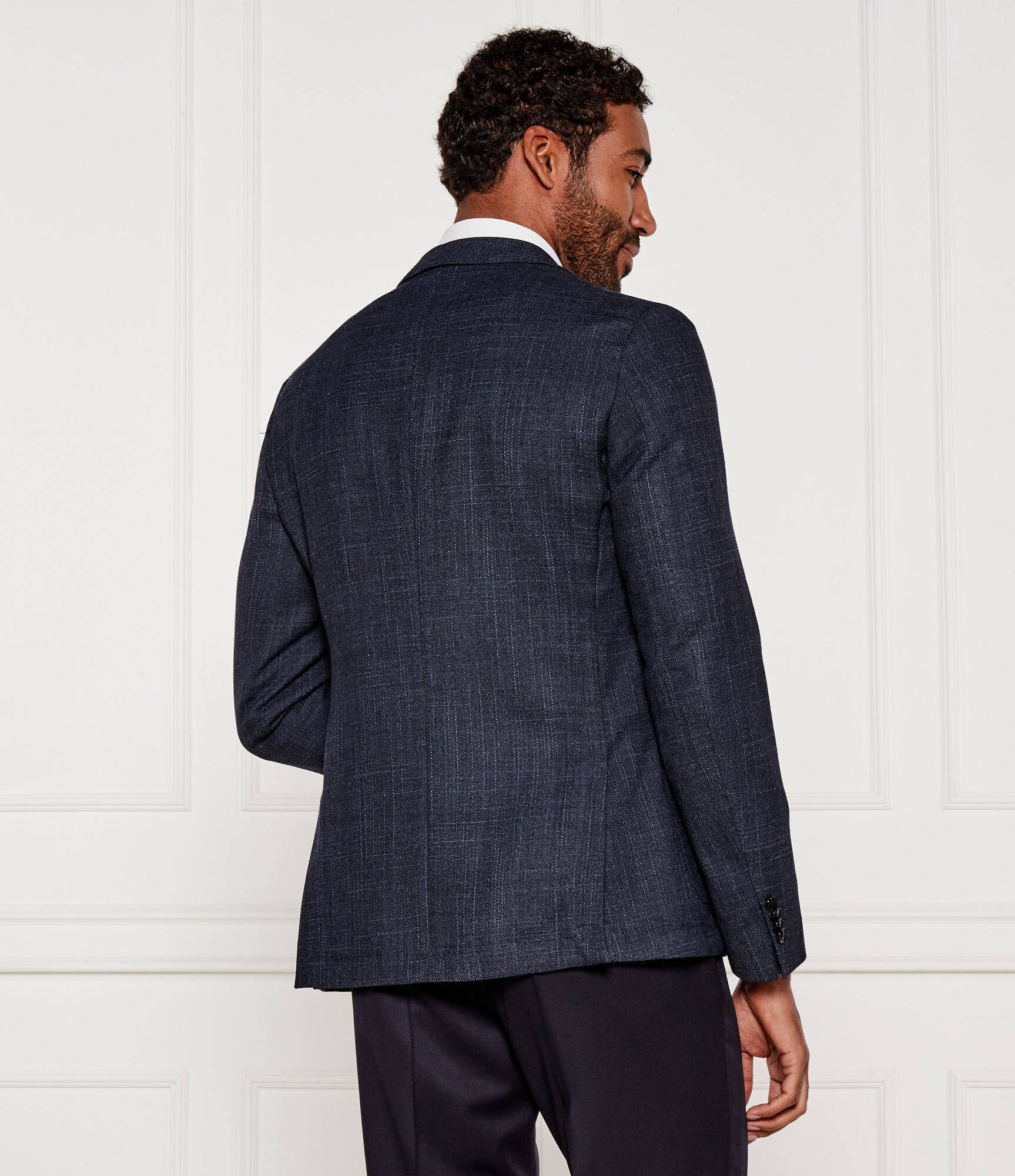 BOSS Black Sacou Hanry | Slim Fit cu adaos de lână