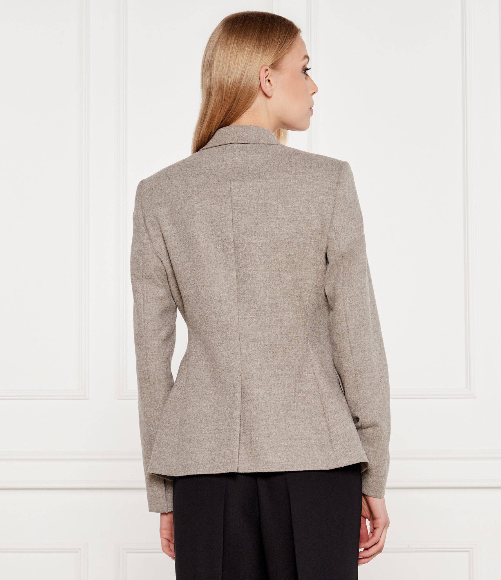 BOSS Black Sacou Jia | Slim Fit cu adaos de lână