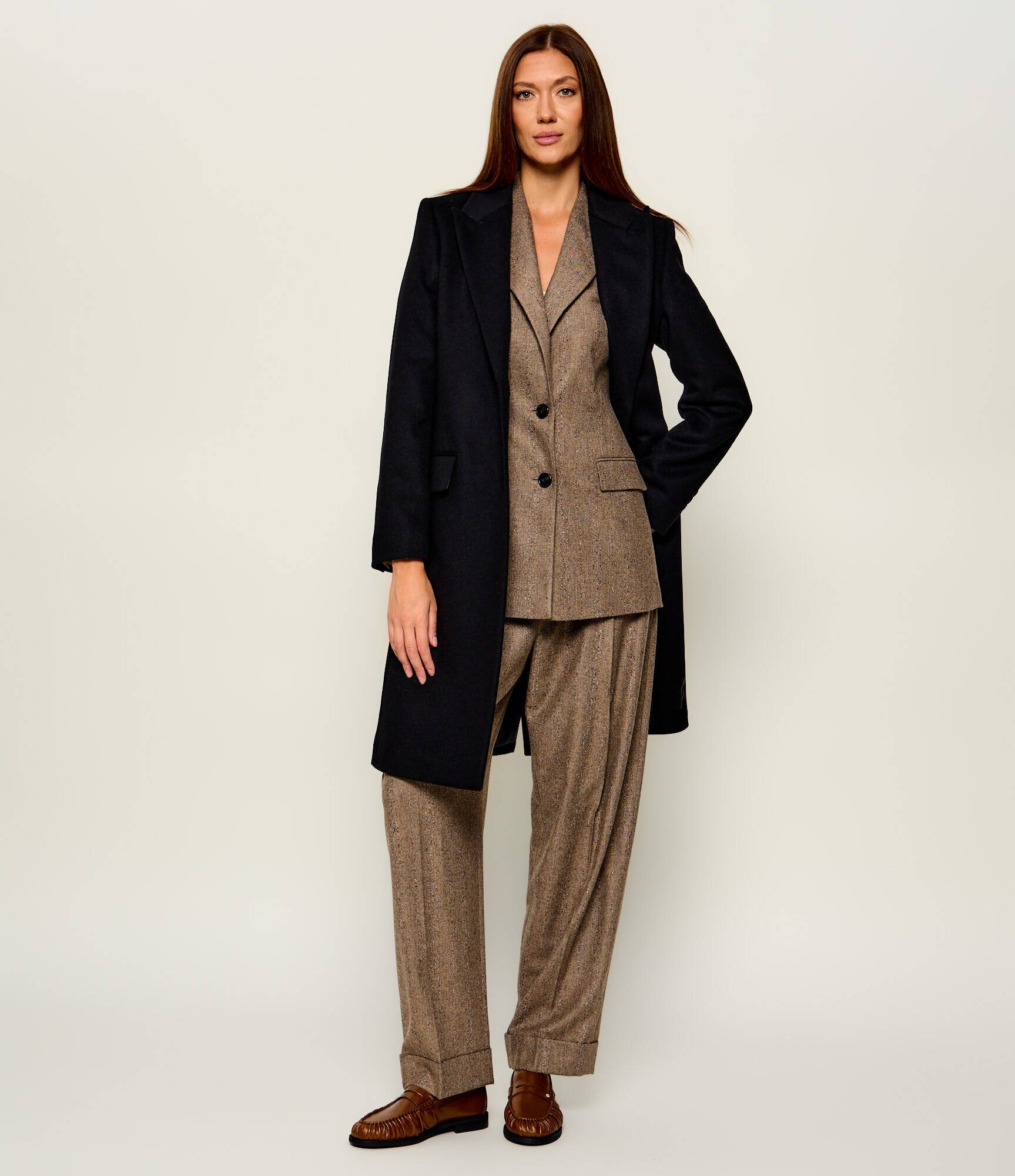 BOSS Black Sacou Jonahsa | Slim Fit cu adaos de lână