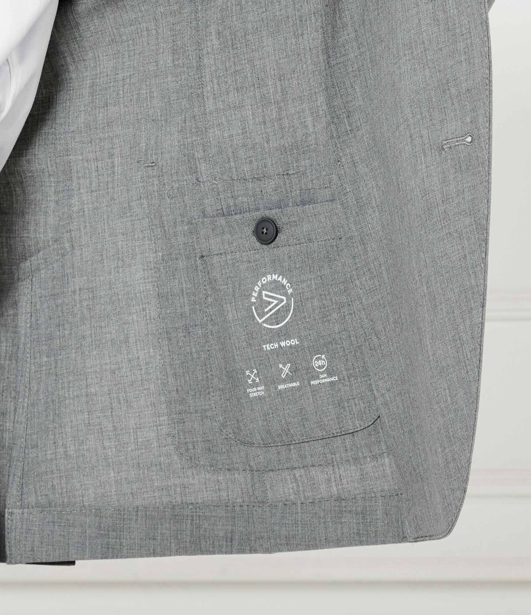 BOSS Black Sacou P-Hanry-244 | Slim Fit cu adaos de lână