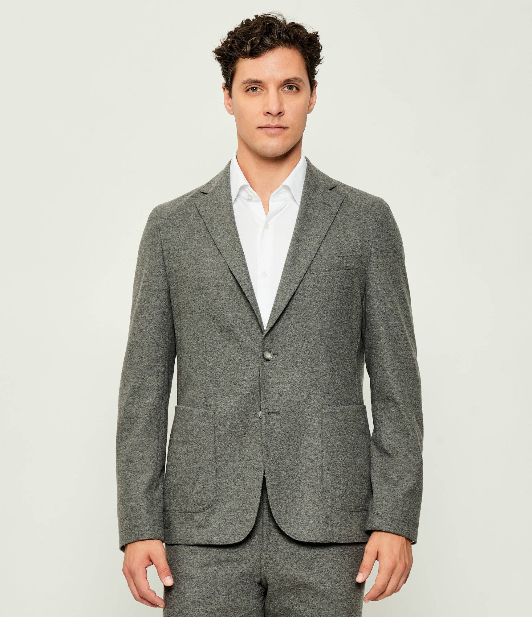 BOSS Black Sacou P-Hanry-J-WG-252 | Slim Fit cu adaos de lână
