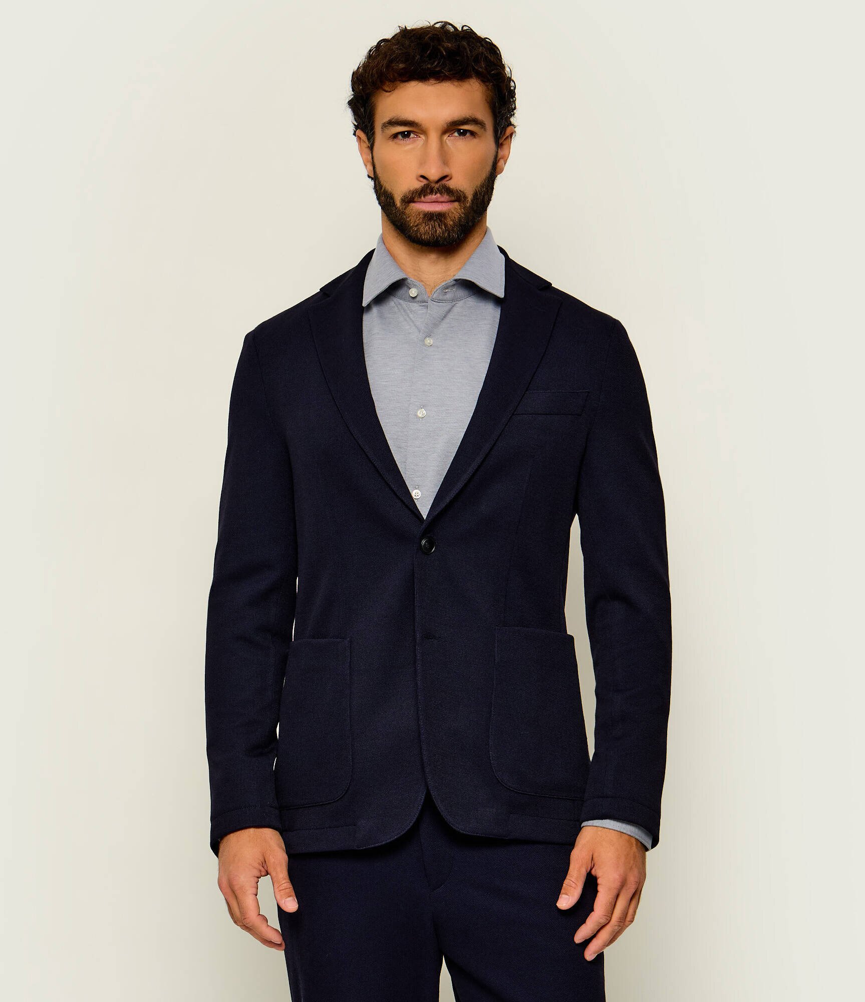 BOSS Black Sacou P-Hanry-J-WG-264 | Slim Fit cu adaos de lână