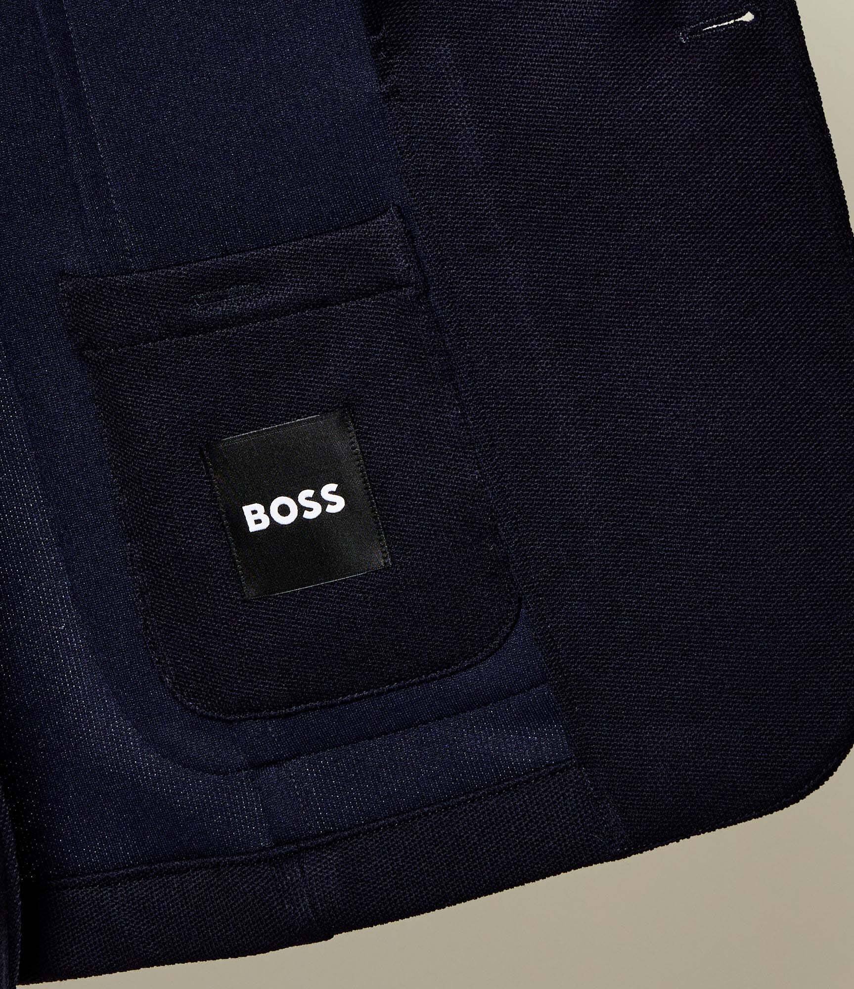 BOSS Black Sacou P-Hanry-J-WG-264 | Slim Fit cu adaos de lână