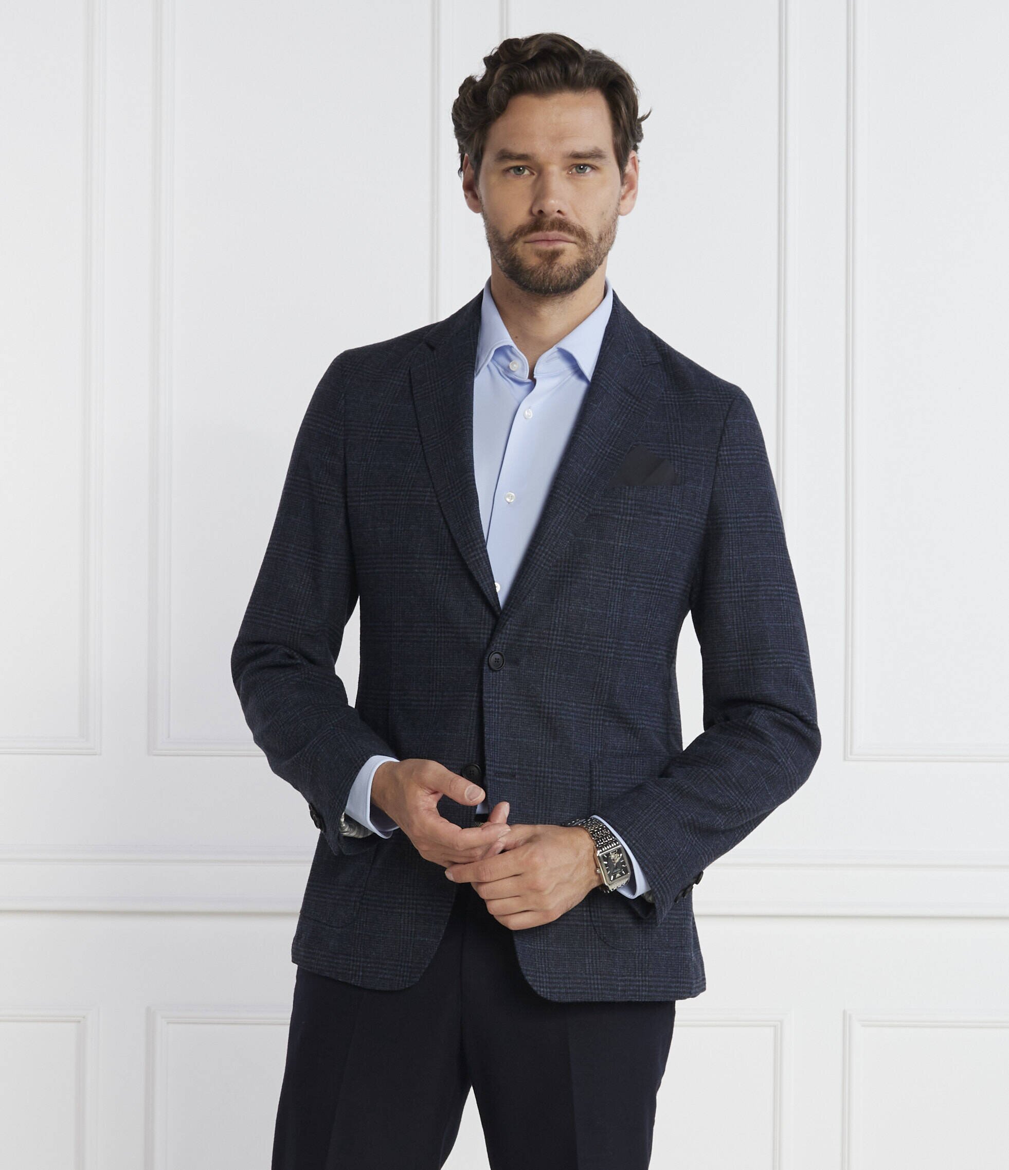 BOSS Black Sacou P Hanry | Slim Fit cu adaos de lână