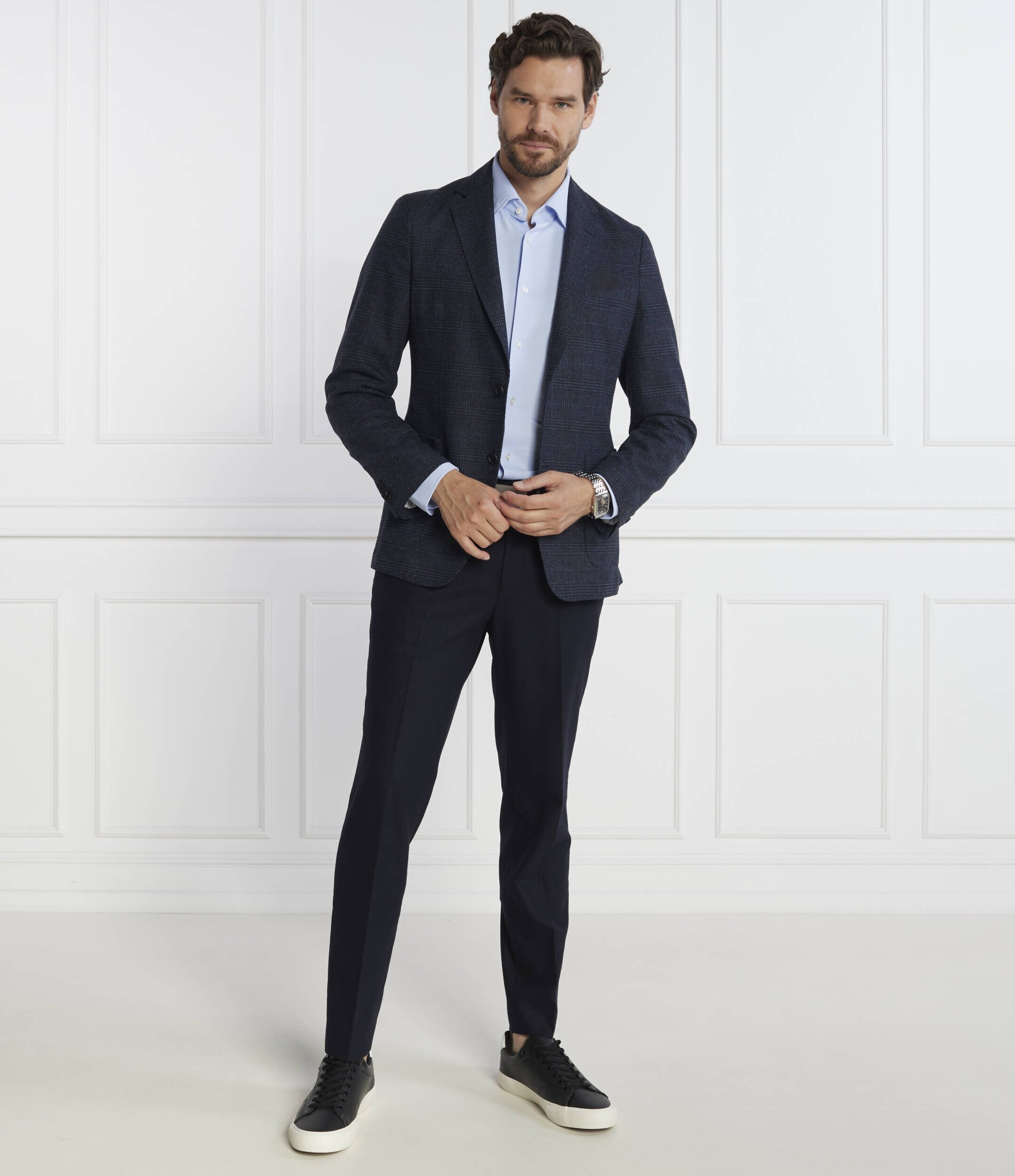 BOSS Black Sacou P Hanry | Slim Fit cu adaos de lână