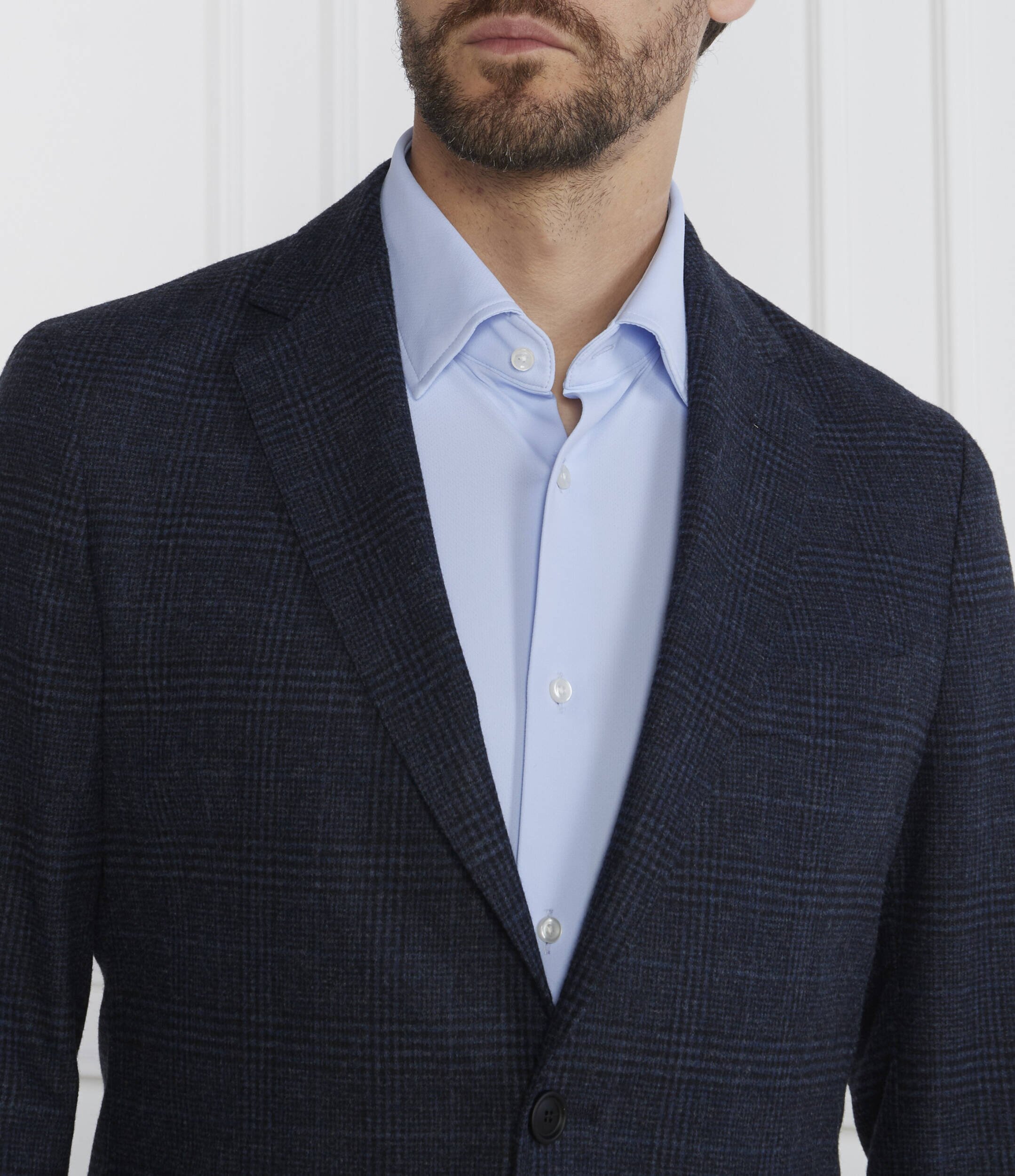 BOSS Black Sacou P Hanry | Slim Fit cu adaos de lână