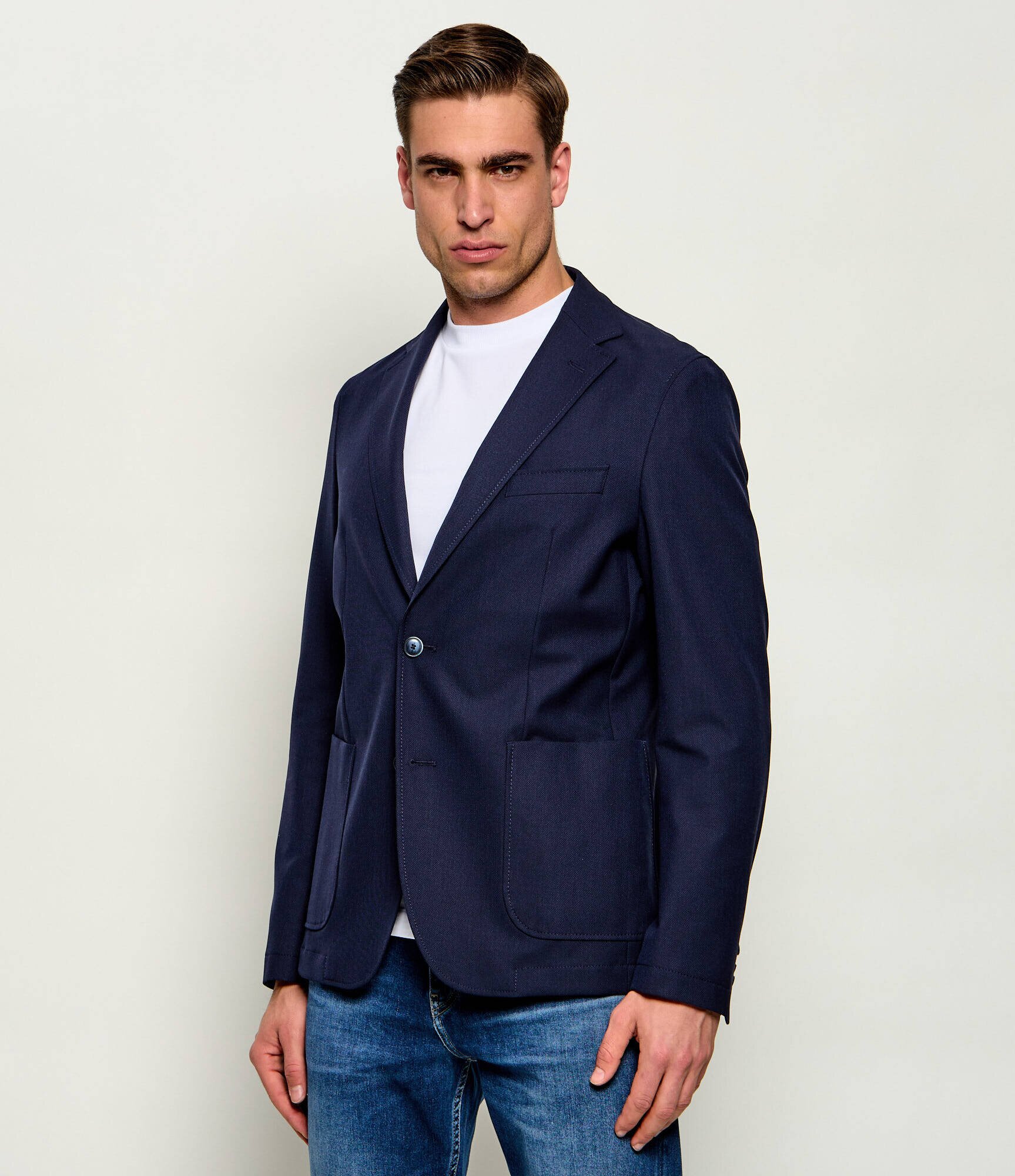 BOSS Black Sacou P-Hanry-WG-253 | Slim Fit cu adaos de lână