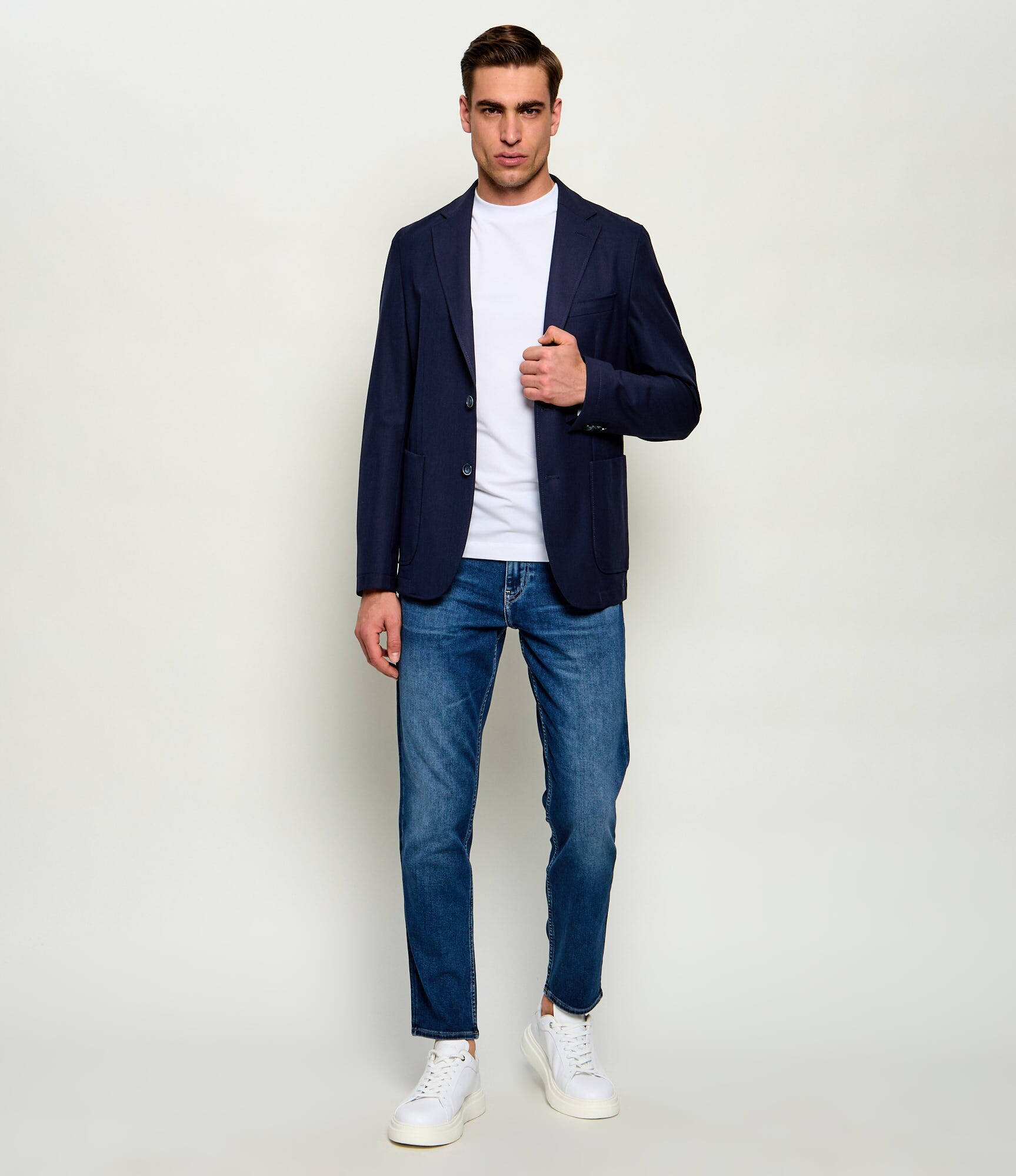 BOSS Black Sacou P-Hanry-WG-253 | Slim Fit cu adaos de lână