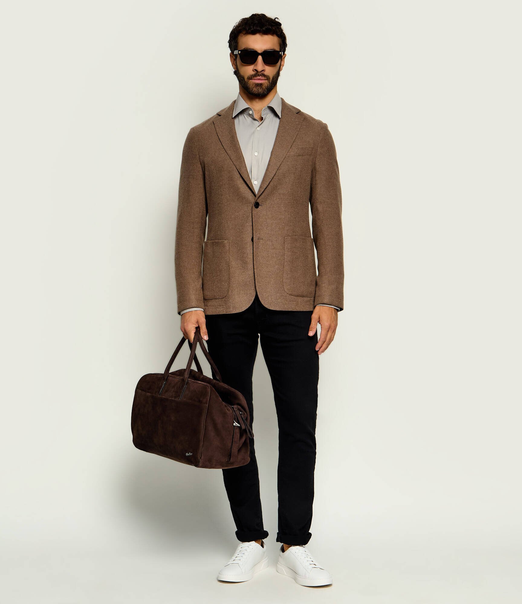 BOSS Black Sacou P-Hanry-WG-264 | Slim Fit cu adaos de lână