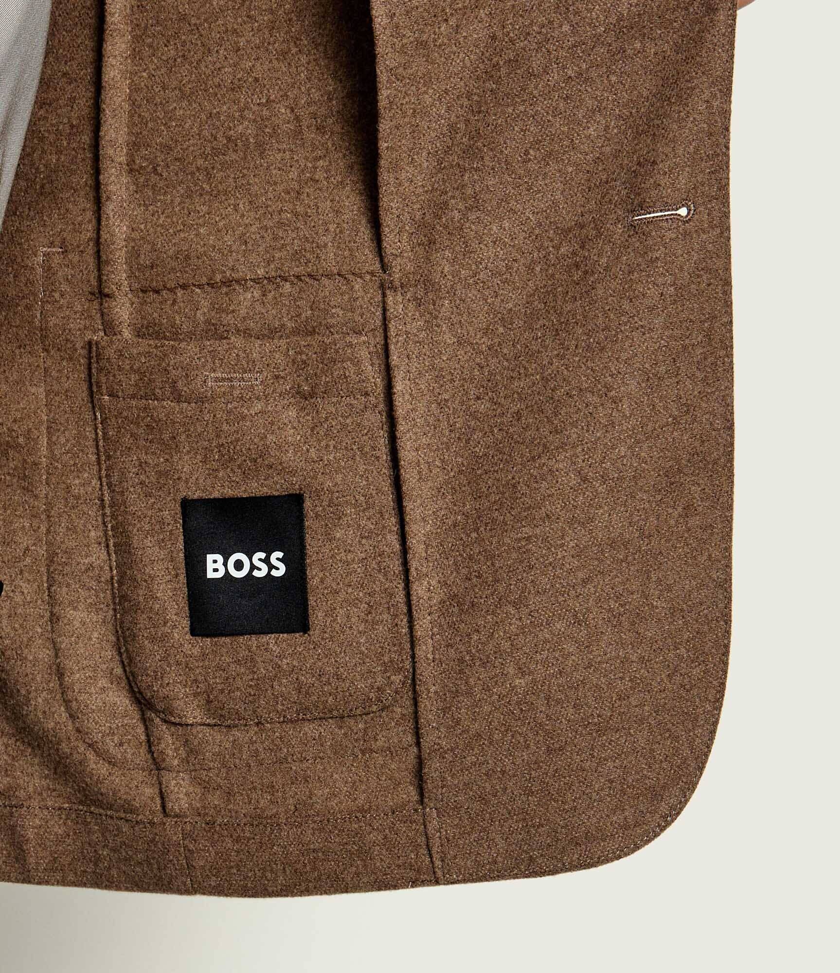 BOSS Black Sacou P-Hanry-WG-264 | Slim Fit cu adaos de lână