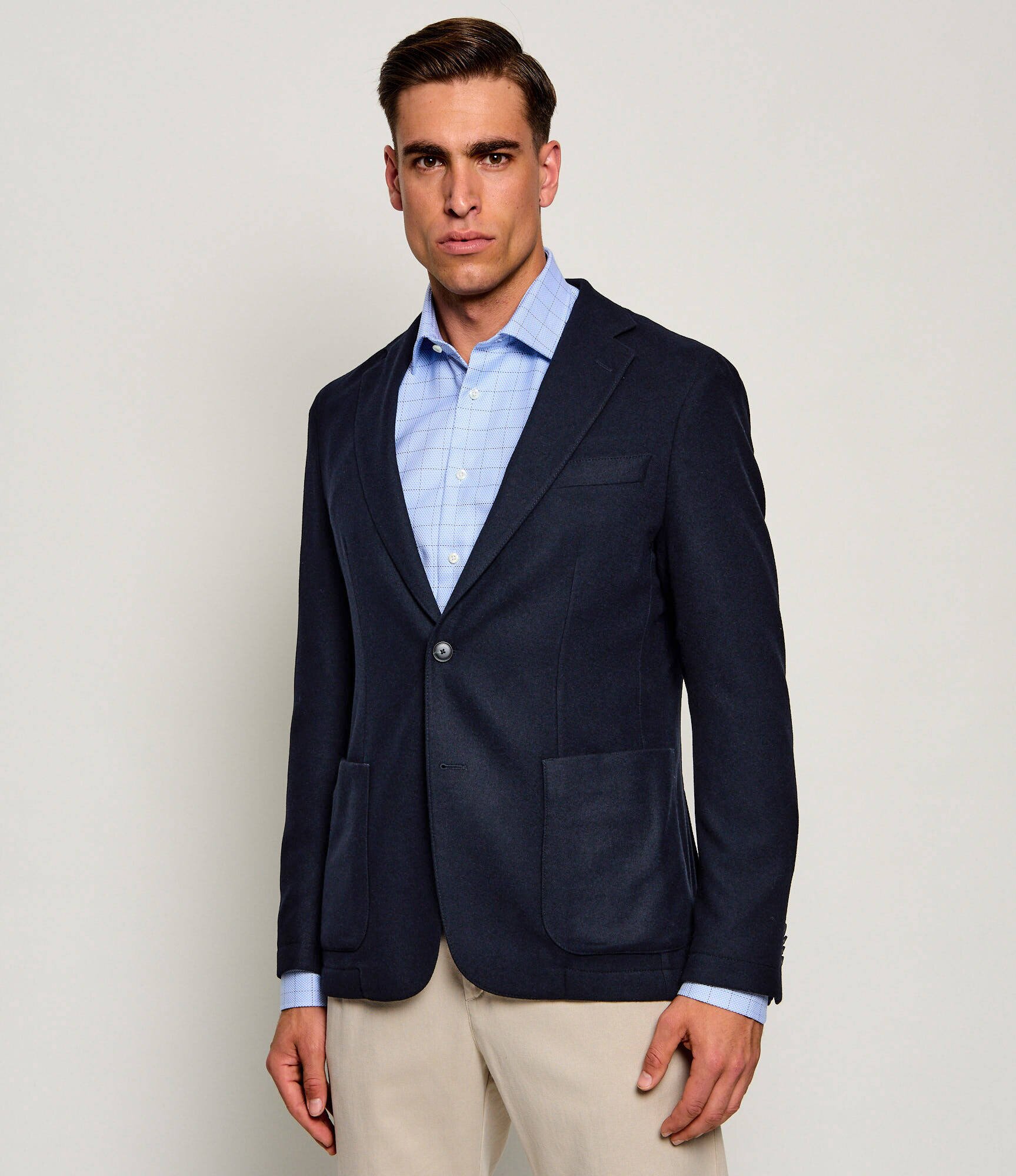 BOSS Black Sacou P-Hanry-WG-264 | Slim Fit cu adaos de lână