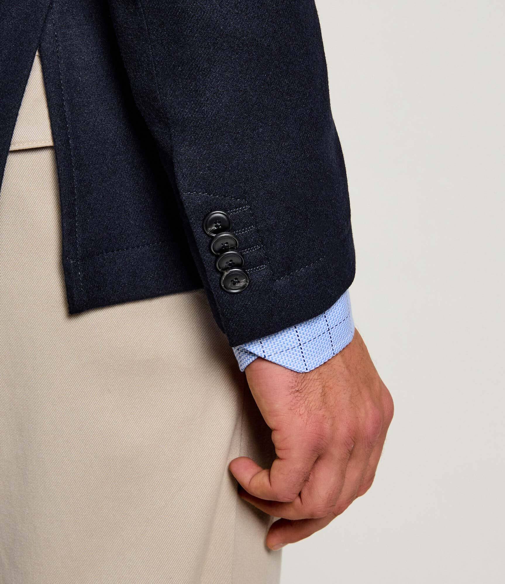 BOSS Black Sacou P-Hanry-WG-264 | Slim Fit cu adaos de lână