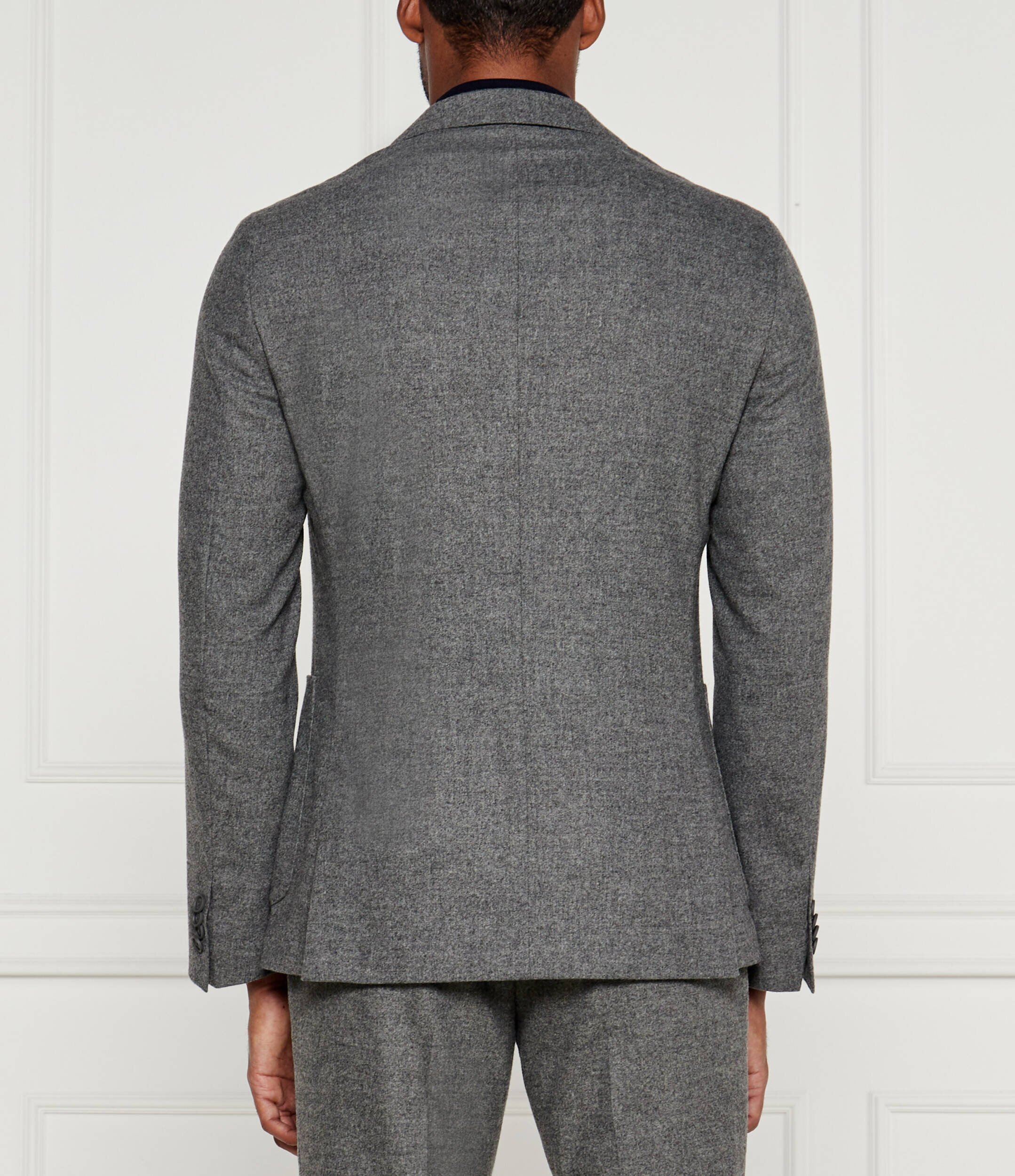 BOSS Black Sacou | Slim Fit cu adaos de lână