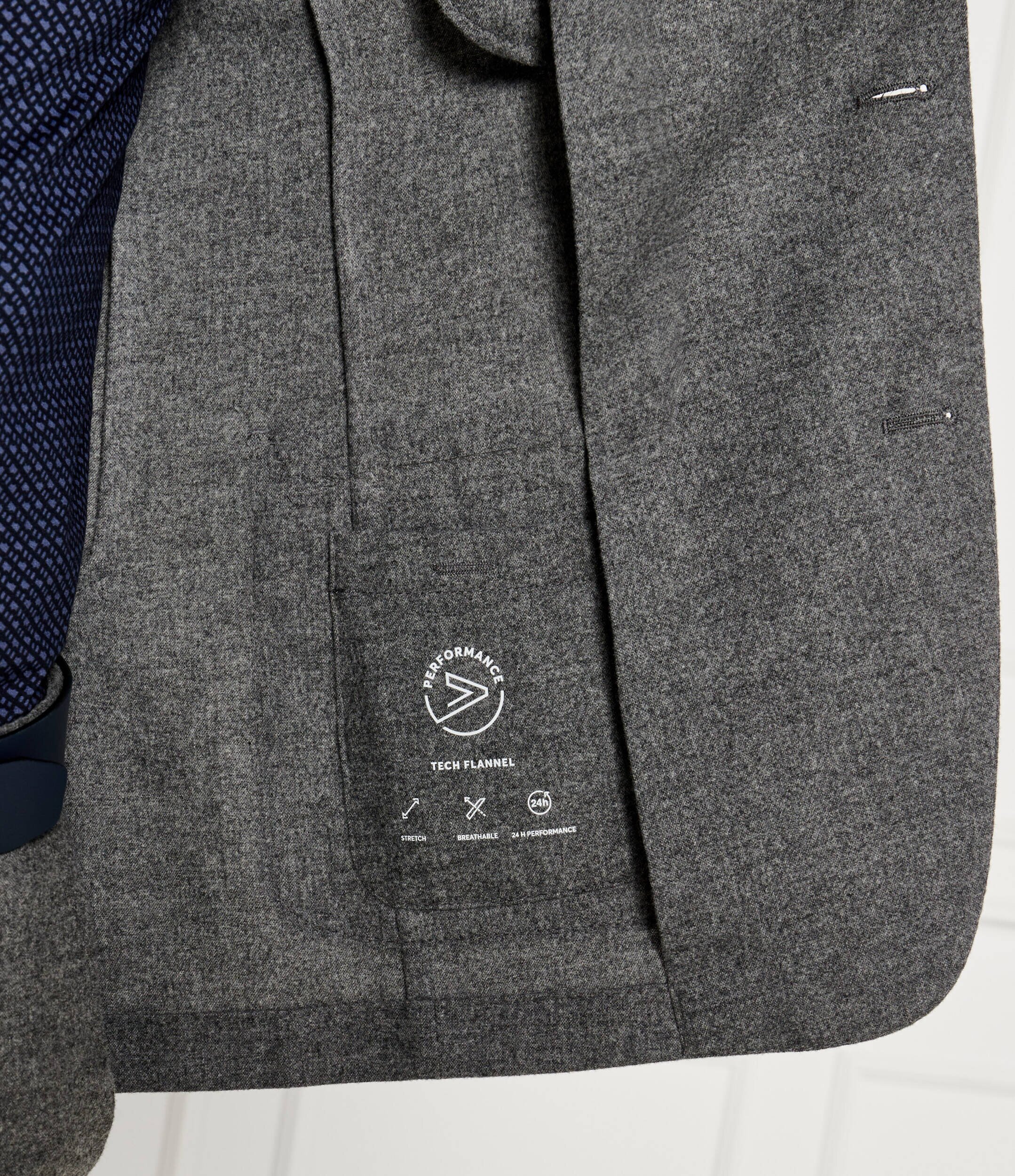 BOSS Black Sacou | Slim Fit cu adaos de lână