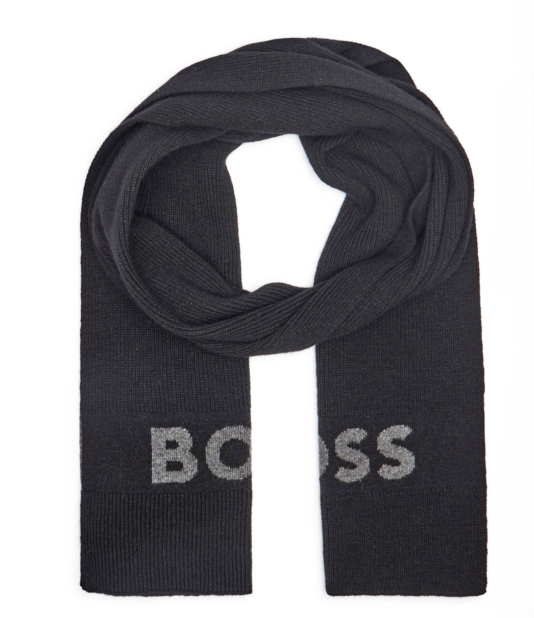 BOSS Black Șal Elio cu adaos de lână și cașmir