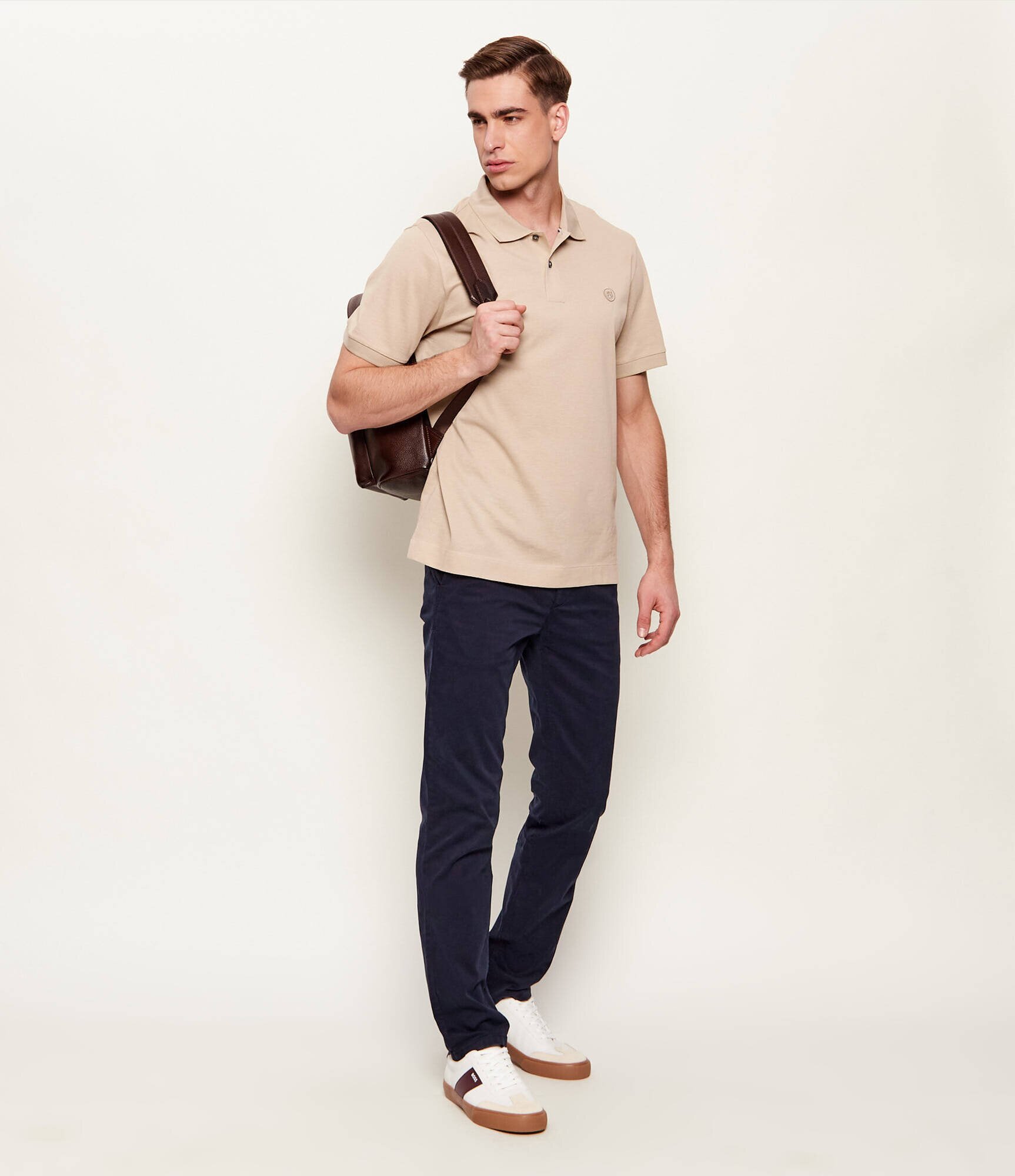 BOSS Black Sneakers Aiden_Tenn_sdgpup | piele întoarsă