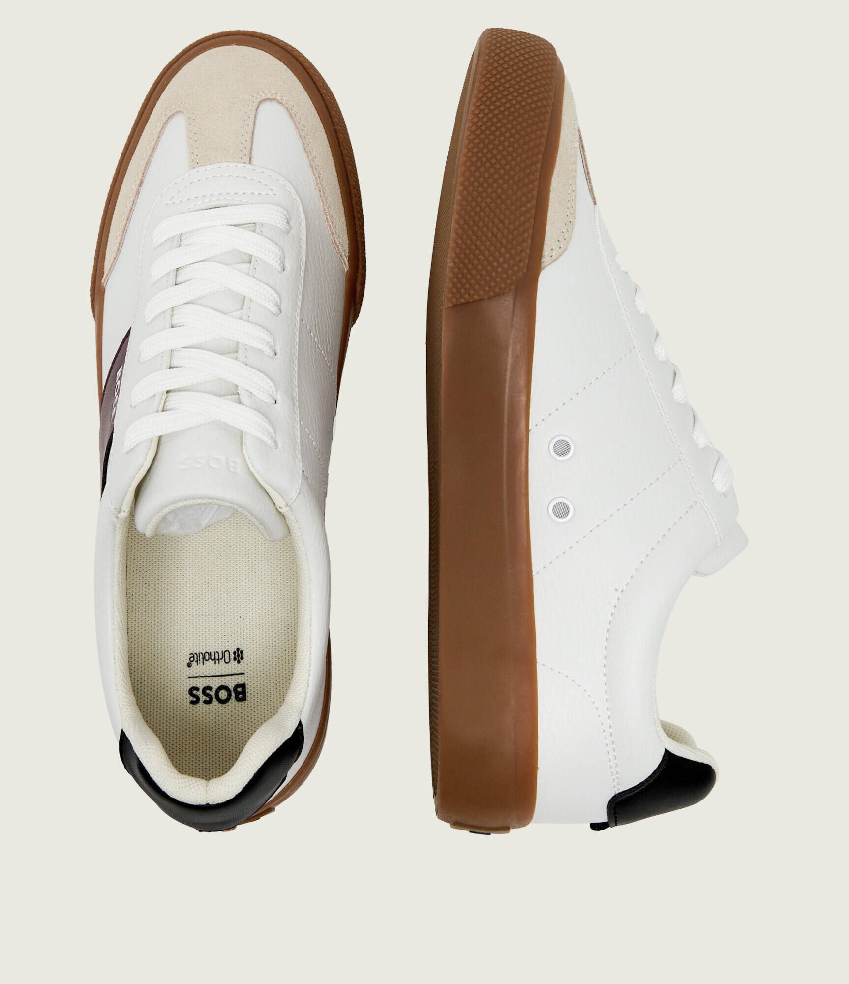 BOSS Black Sneakers Aiden_Tenn_sdgpup | piele întoarsă
