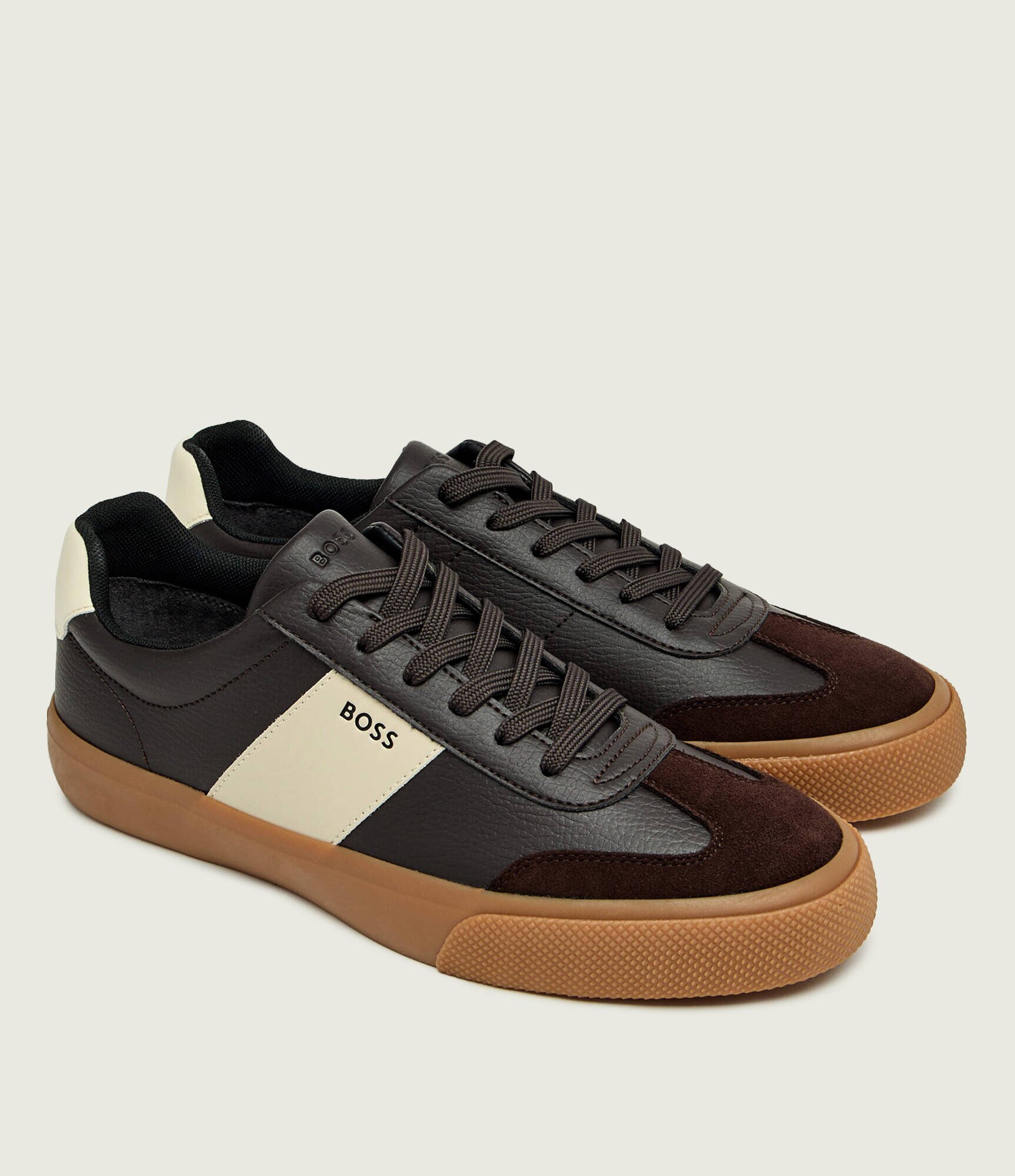 BOSS Black Sneakers Aiden_Tenn_sdgpup | piele întoarsă