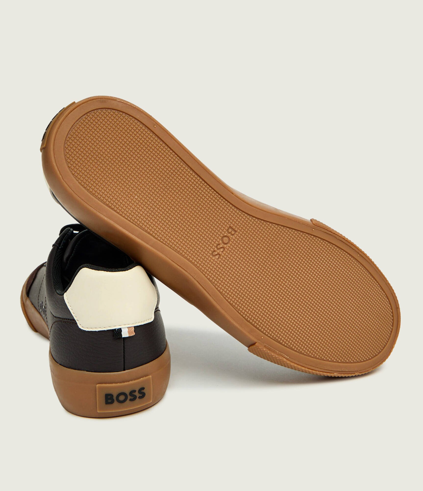 BOSS Black Sneakers Aiden_Tenn_sdgpup | piele întoarsă
