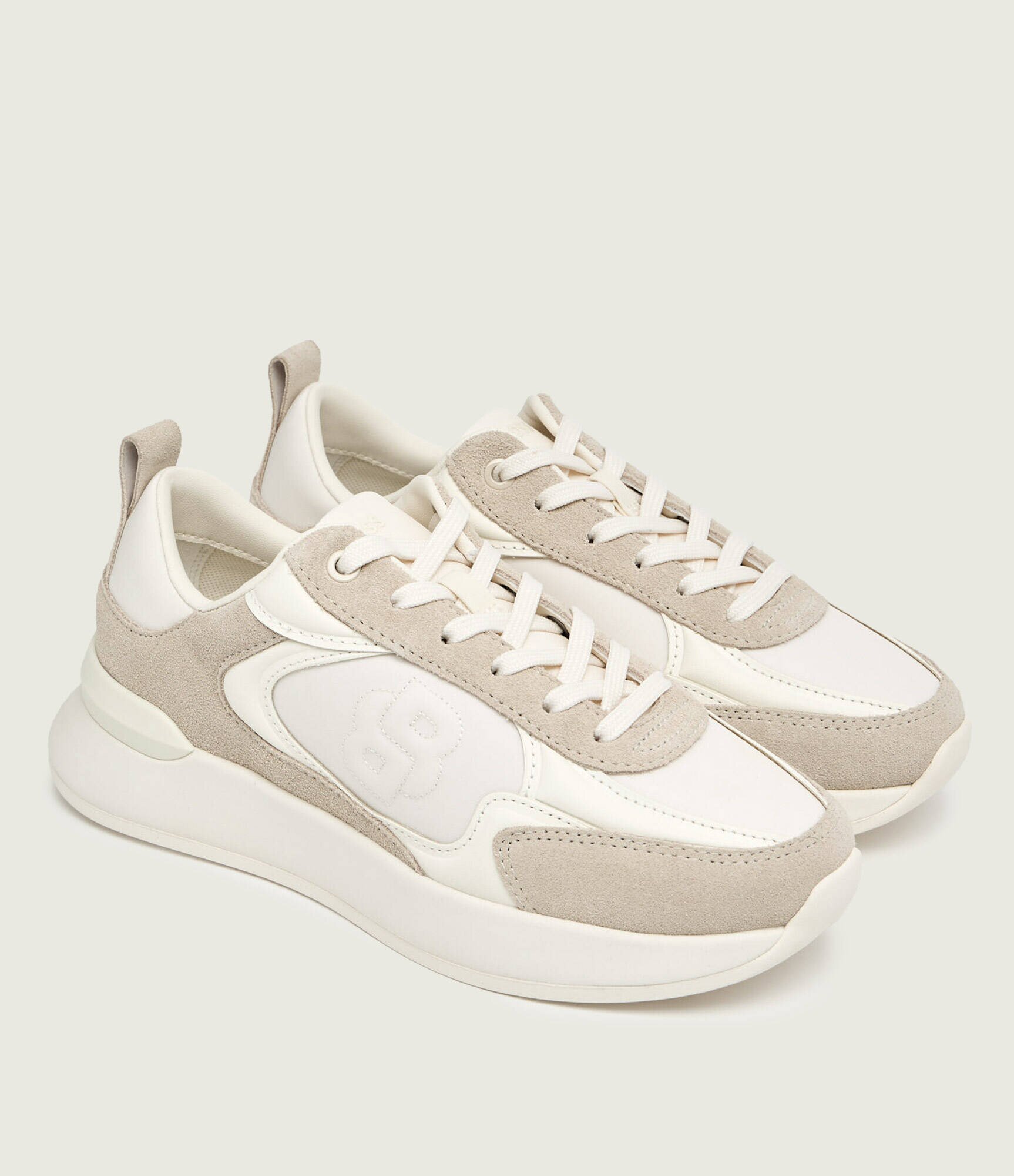 BOSS Black Sneakers B Icon_Runn_sdny1 | piele întoarsă