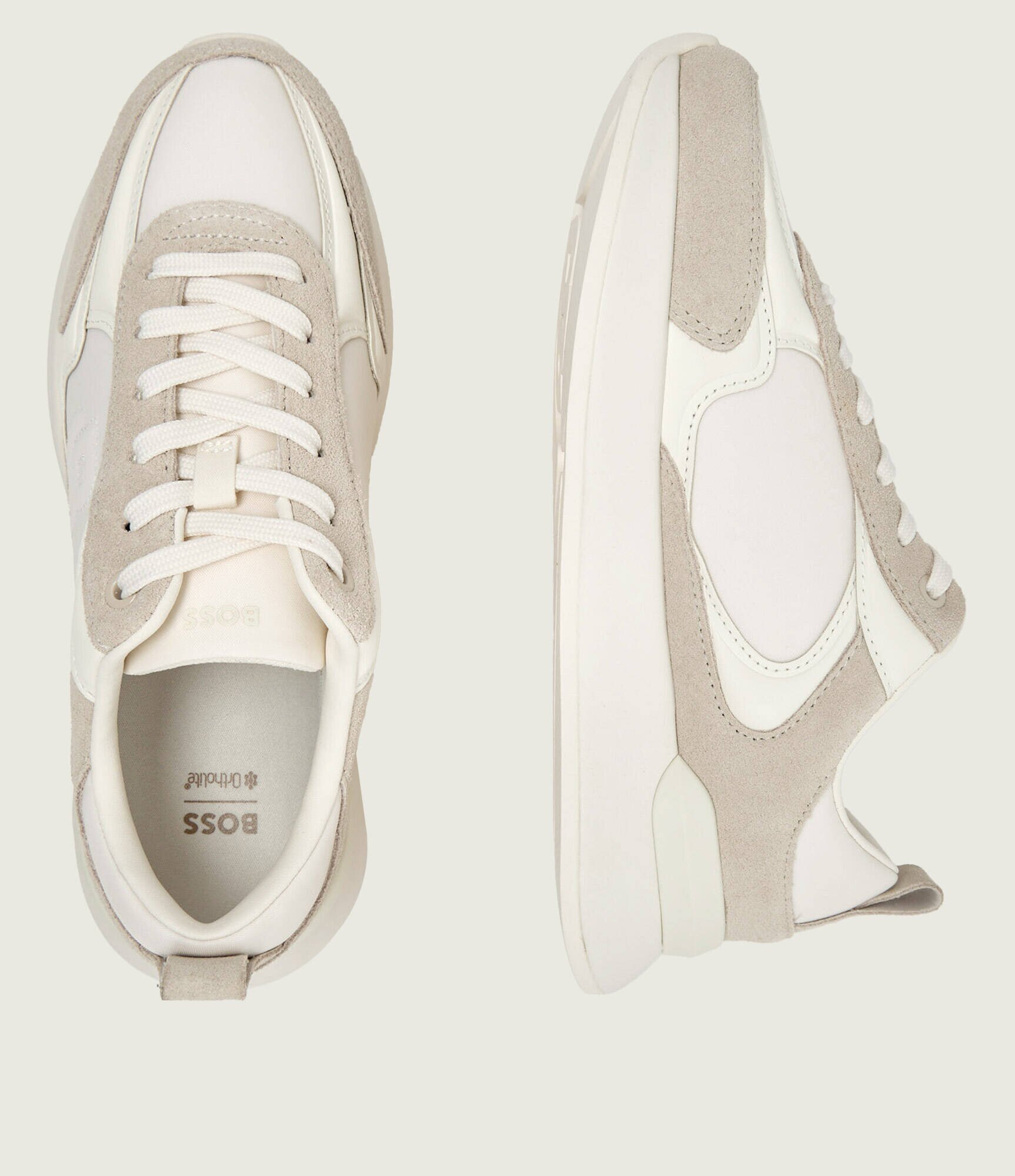 BOSS Black Sneakers B Icon_Runn_sdny1 | piele întoarsă