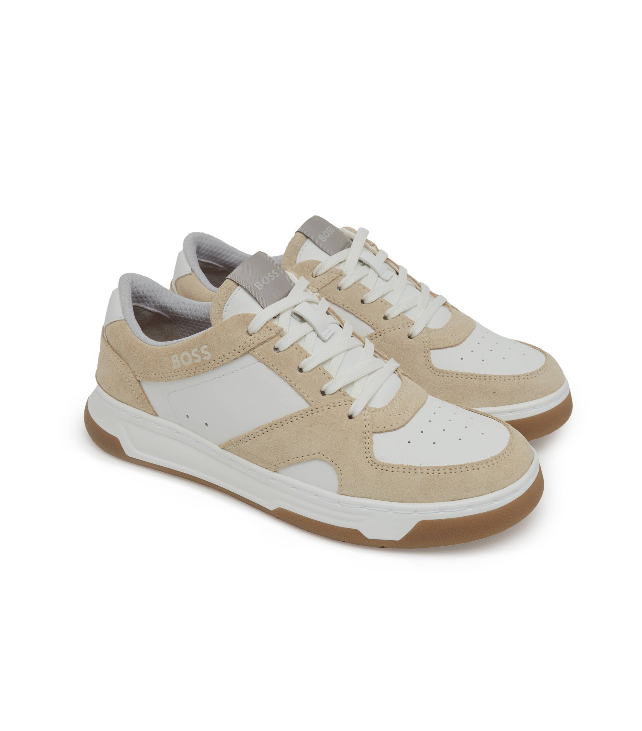 BOSS Black Sneakers Baltimore Tenn fsW cu adaos de piele