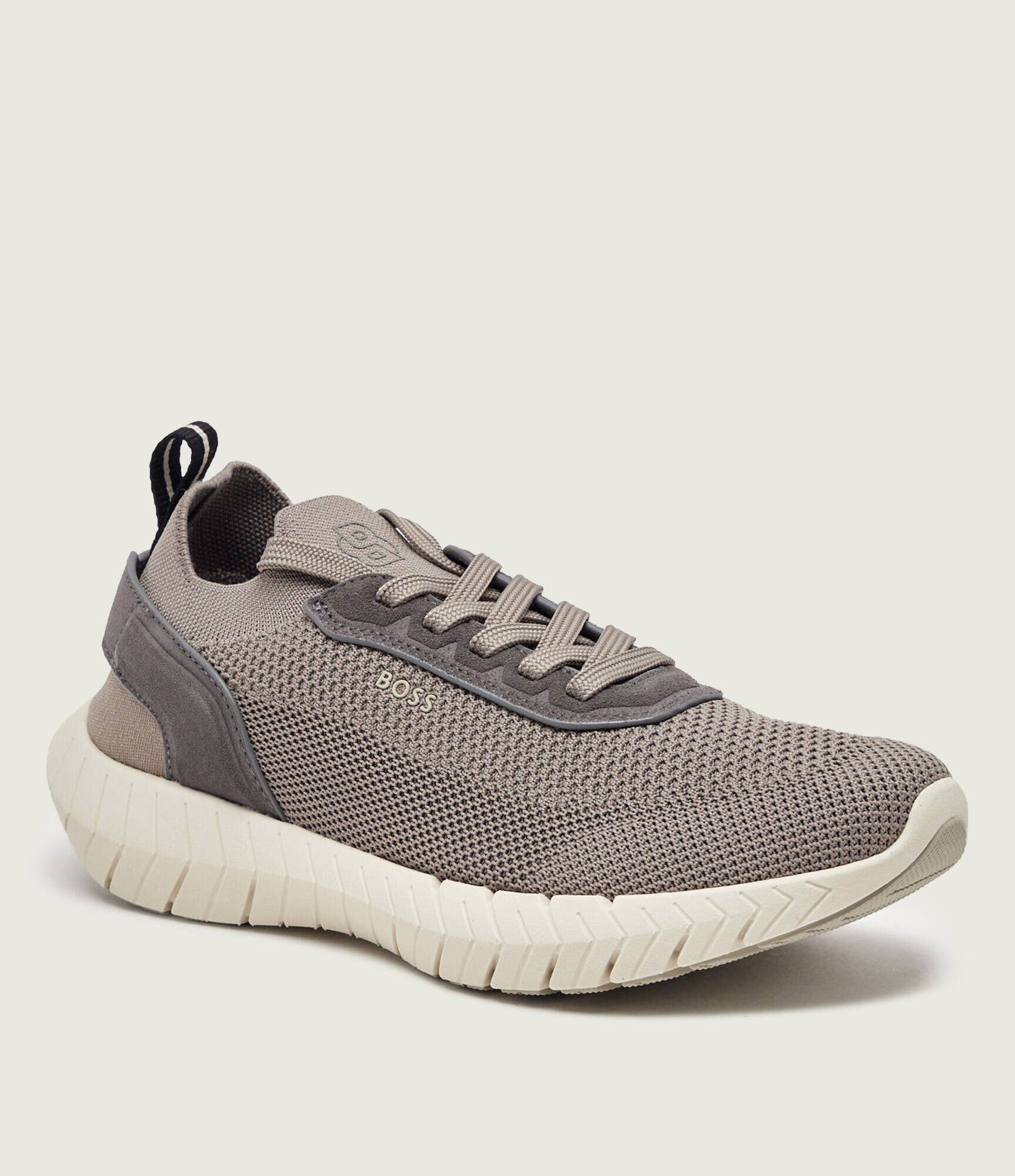 BOSS Black Sneakers BOSS-MOTION_Slon_kns | piele întoarsă