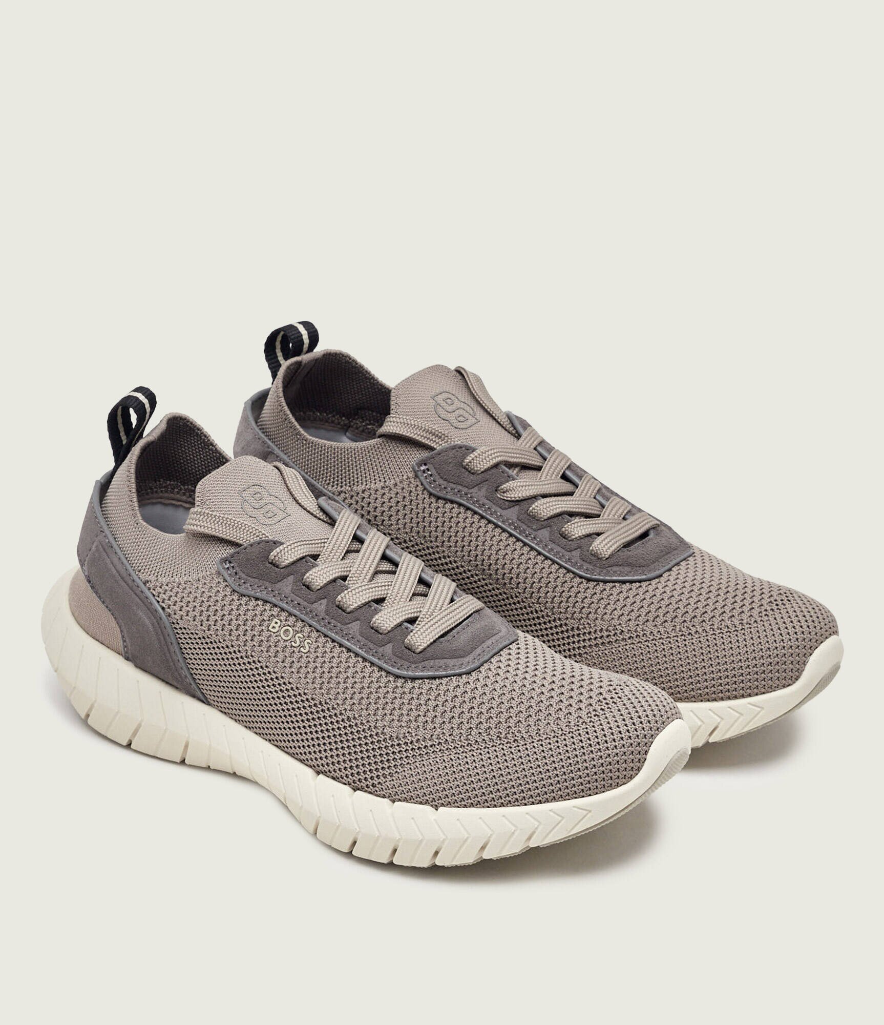 BOSS Black Sneakers BOSS-MOTION_Slon_kns | piele întoarsă