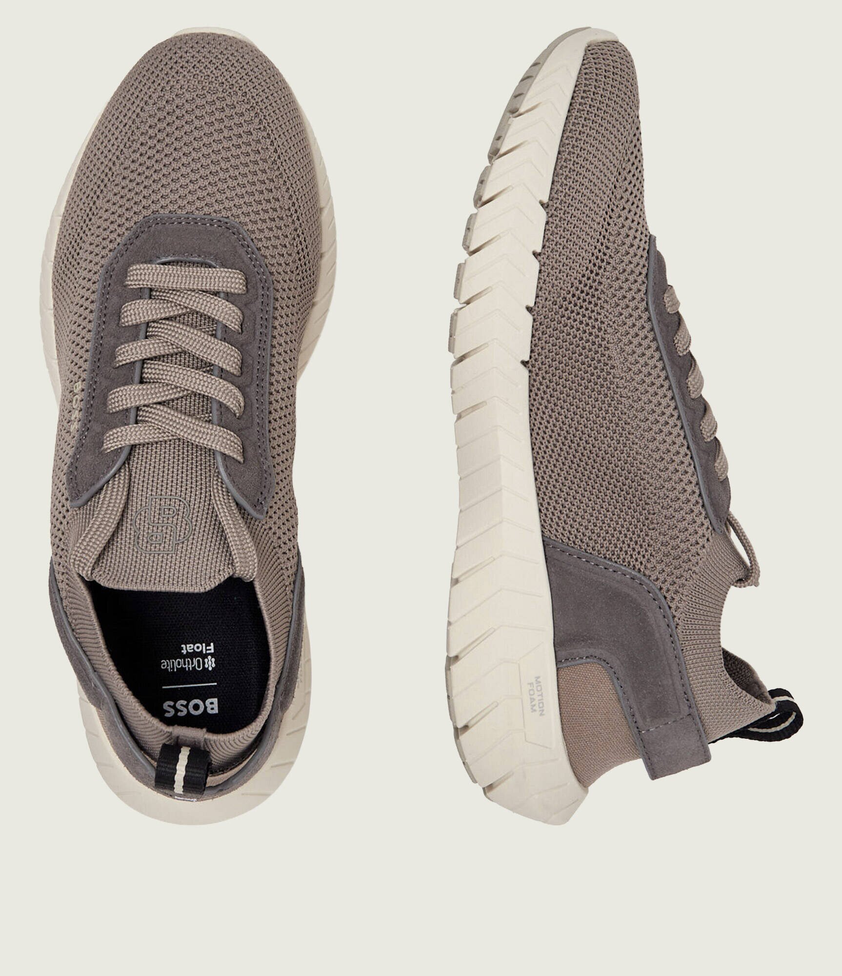 BOSS Black Sneakers BOSS-MOTION_Slon_kns | piele întoarsă