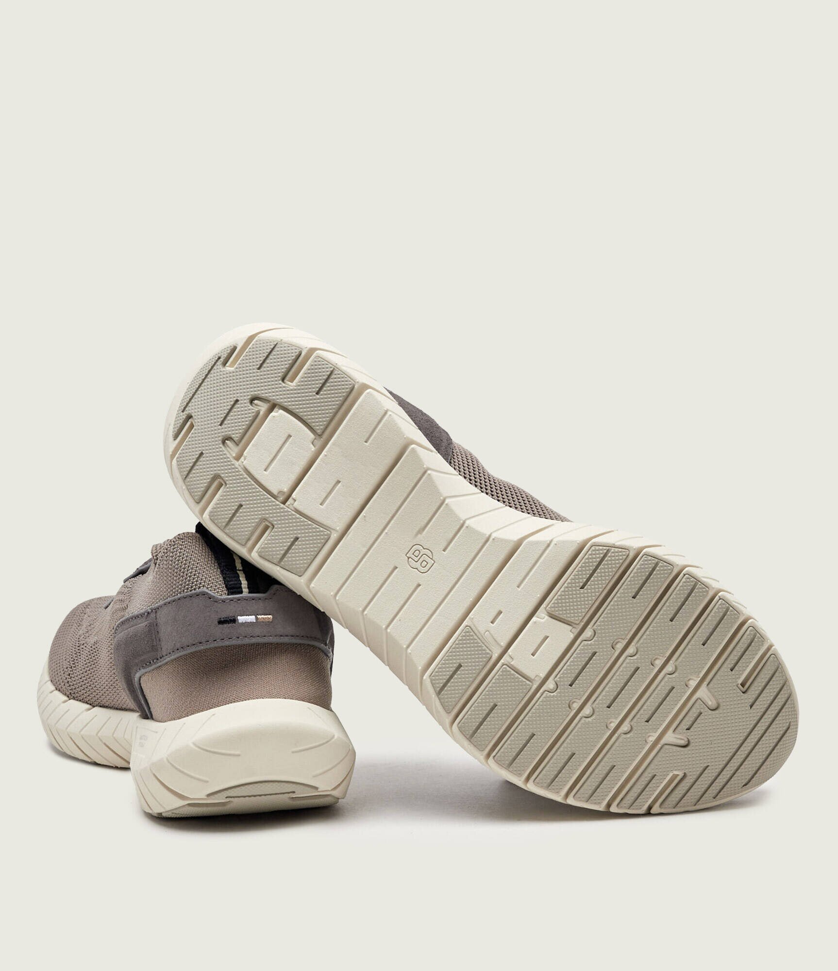 BOSS Black Sneakers BOSS-MOTION_Slon_kns | piele întoarsă