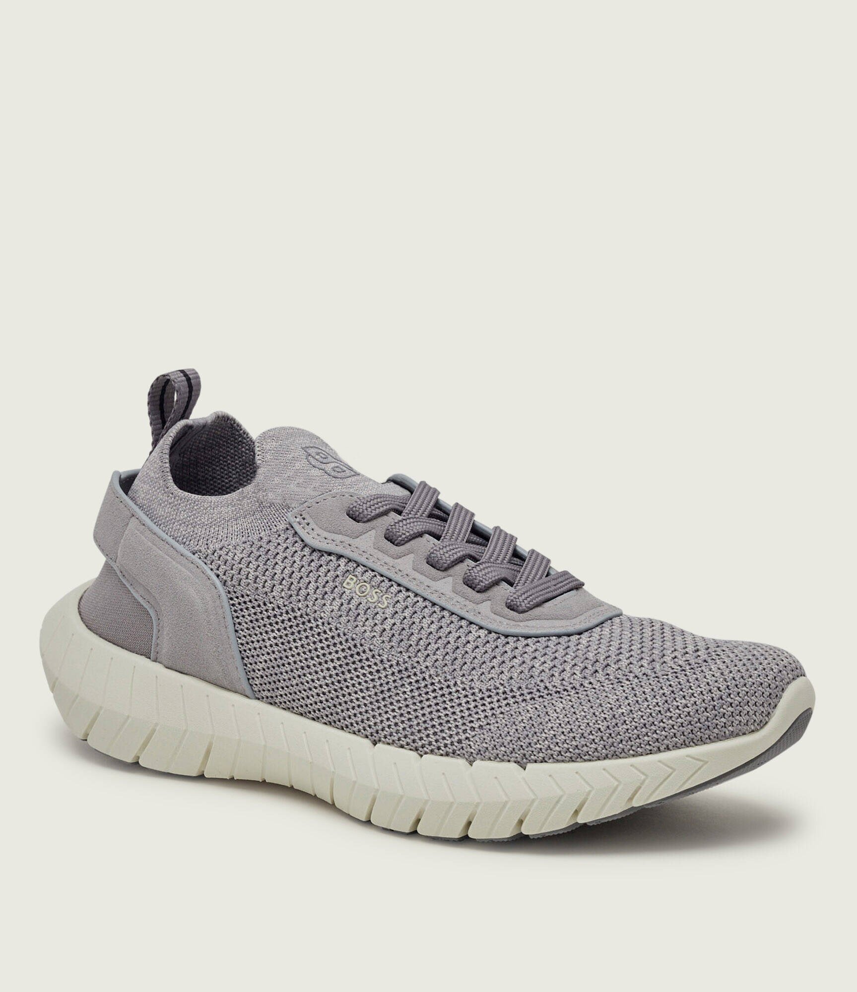 BOSS Black Sneakers BOSS-MOTION_Slon_kns | piele întoarsă