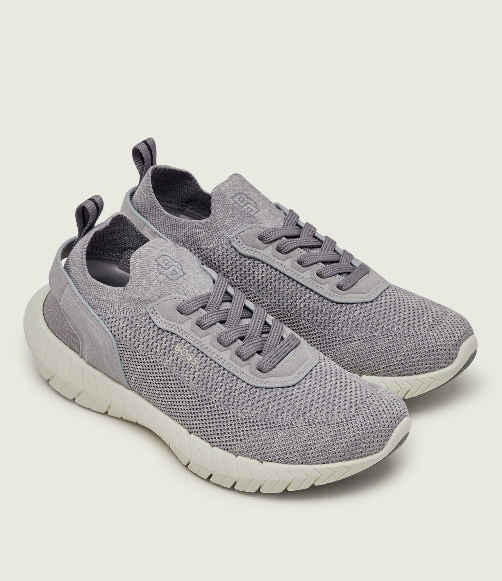 BOSS Black Sneakers BOSS-MOTION_Slon_kns | piele întoarsă