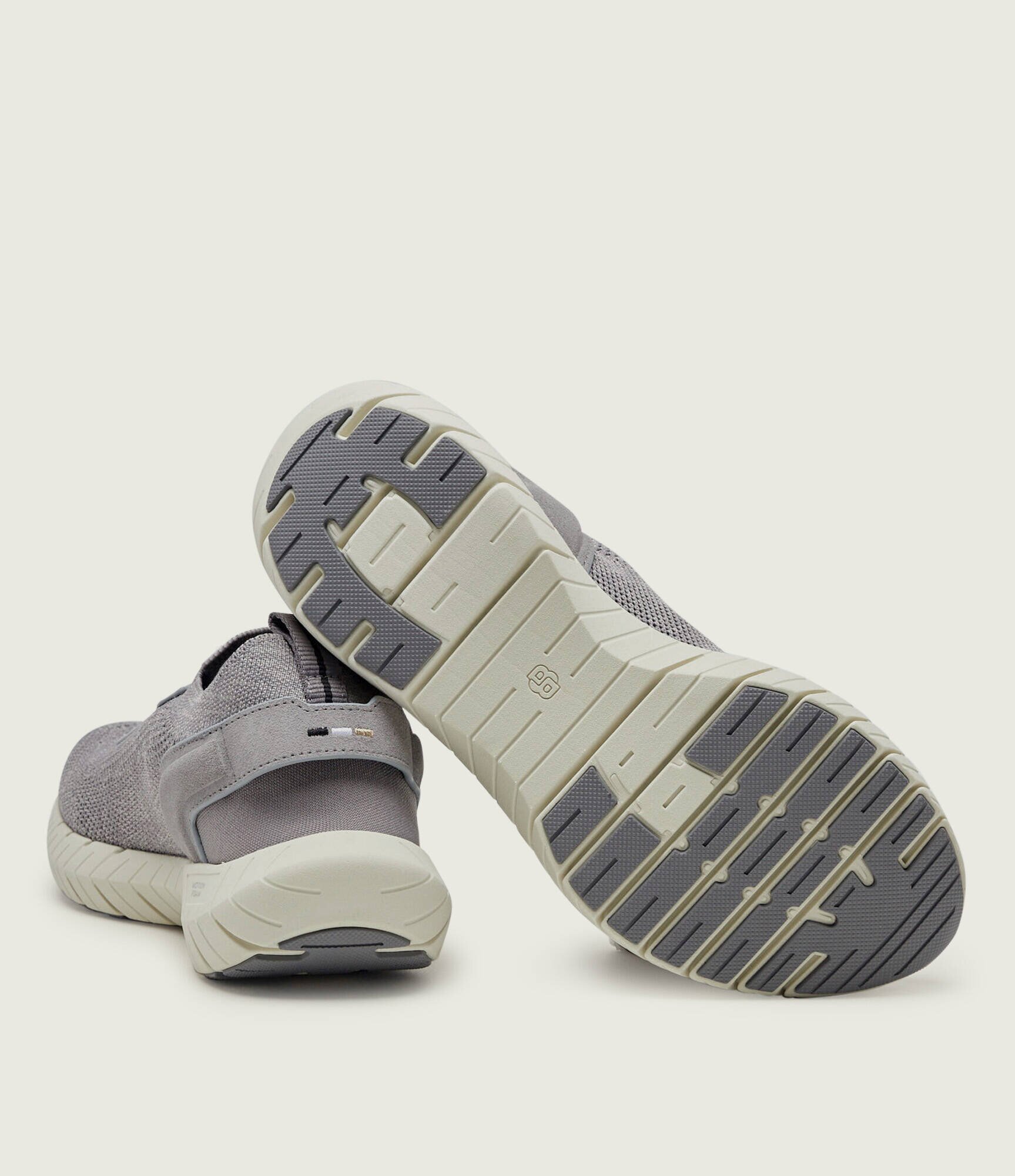 BOSS Black Sneakers BOSS-MOTION_Slon_kns | piele întoarsă