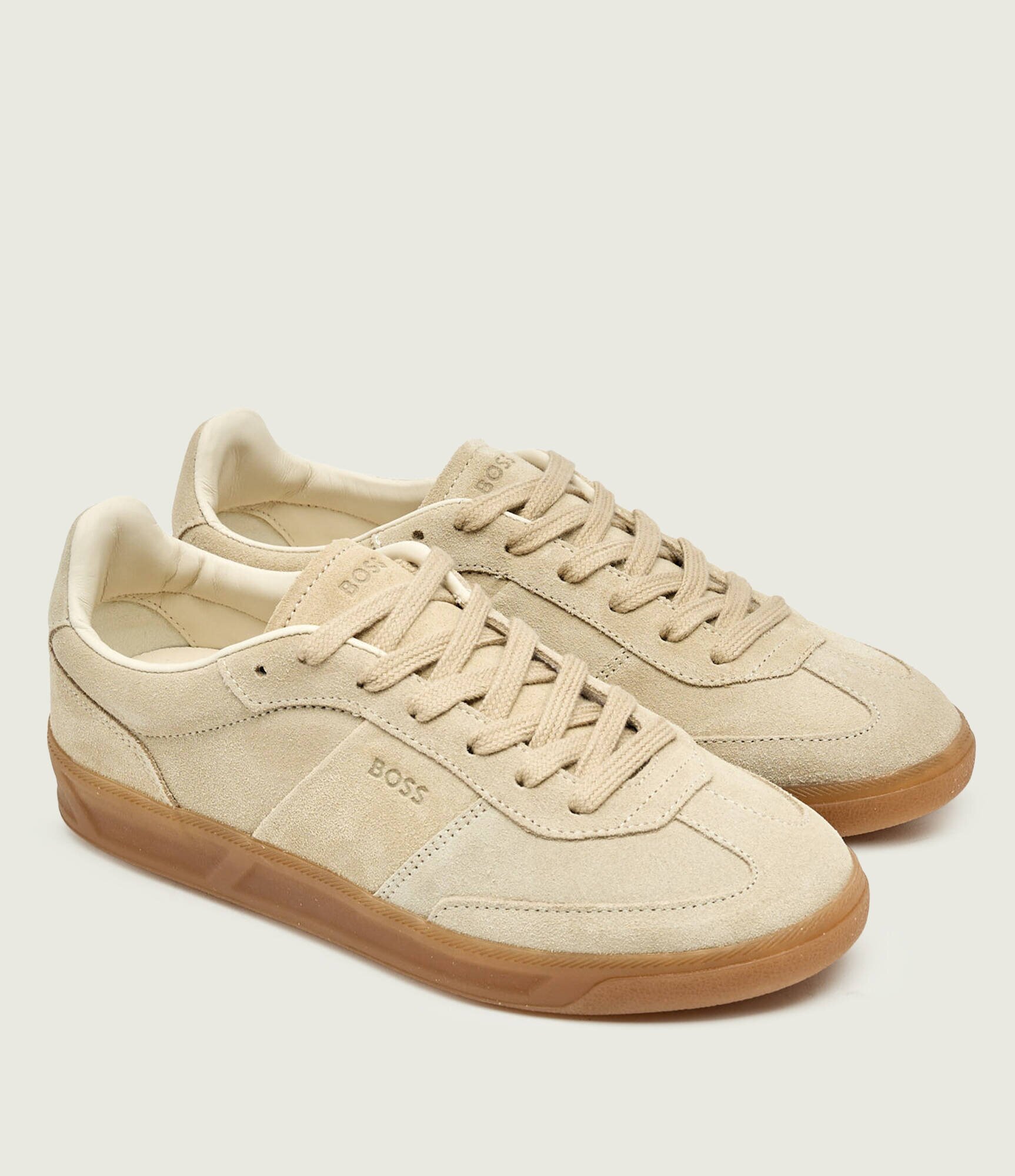 BOSS Black Sneakers Brenta_Tenn_fullsd | piele întoarsă